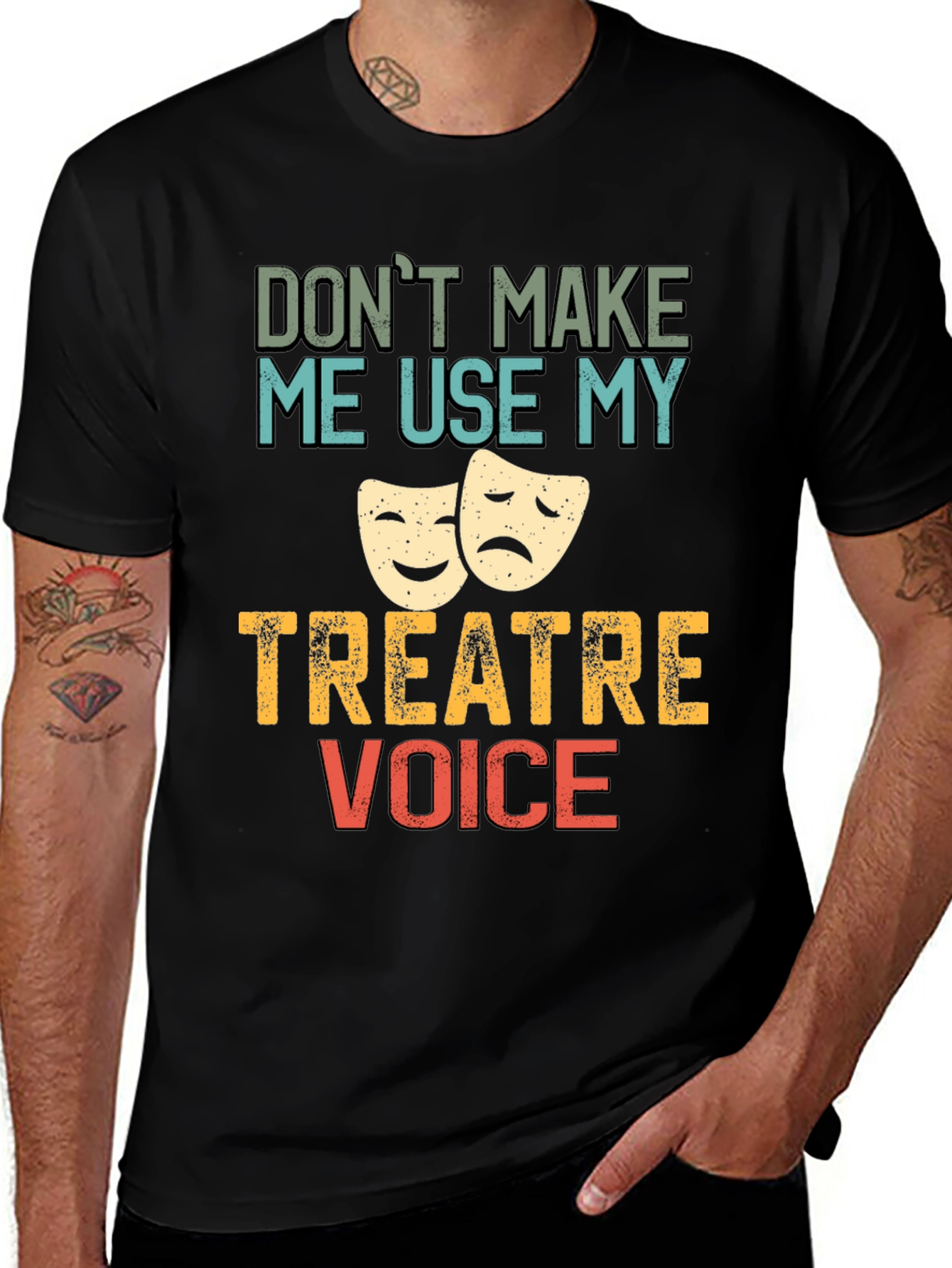 Theater Voice T-Shirt: Funny Drama Geek Tee