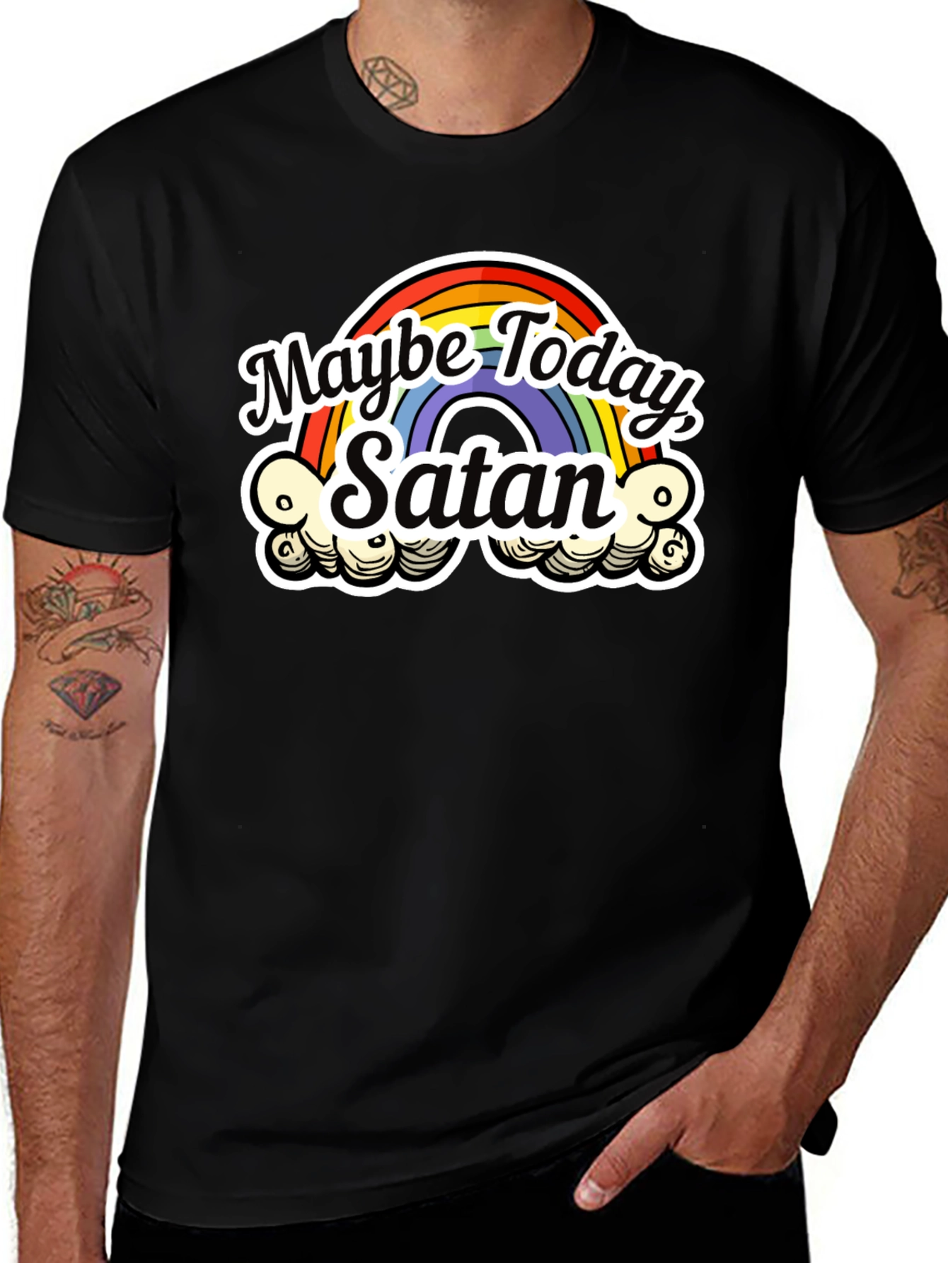 Variant 29 of Maybe Today Satan T-Shirt