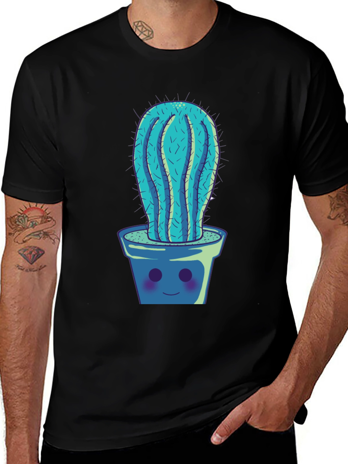Variant 20 of Cactus Potted Plant Graphic Tee