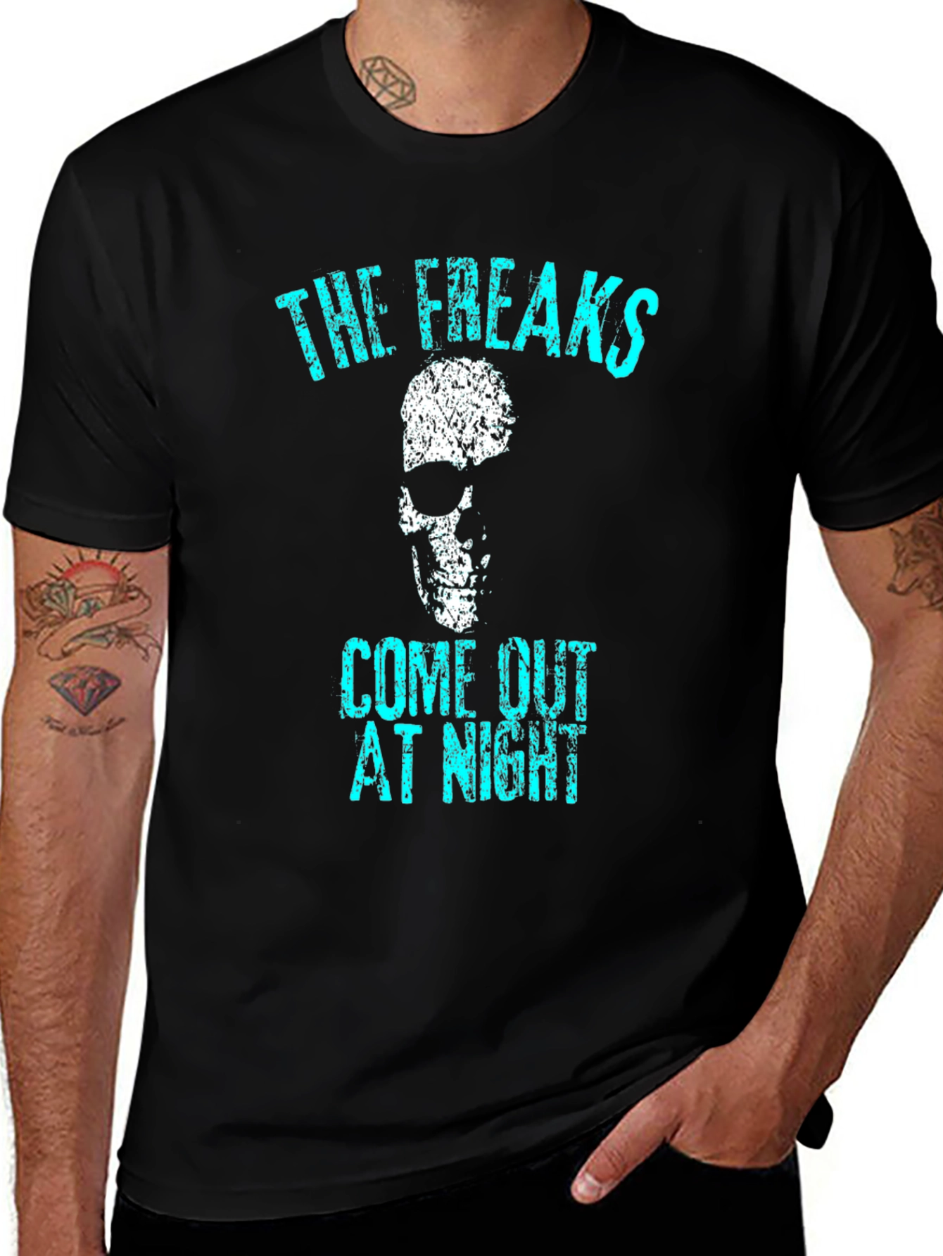 Variant 9 of The Freaks Come Out at Night Graphic T-Shirt