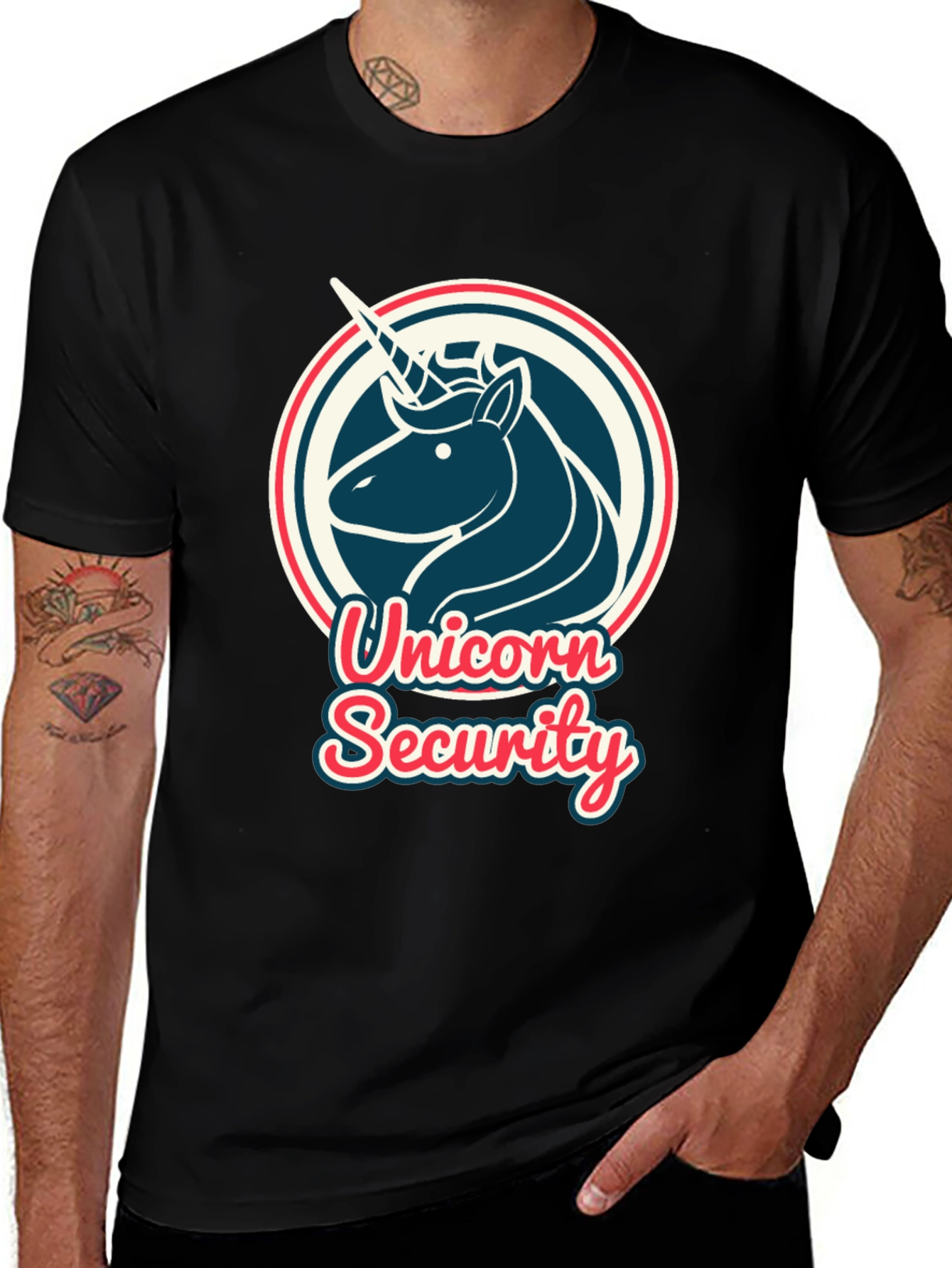 Variant 24 of Unicorn Security Graphic T-Shirt