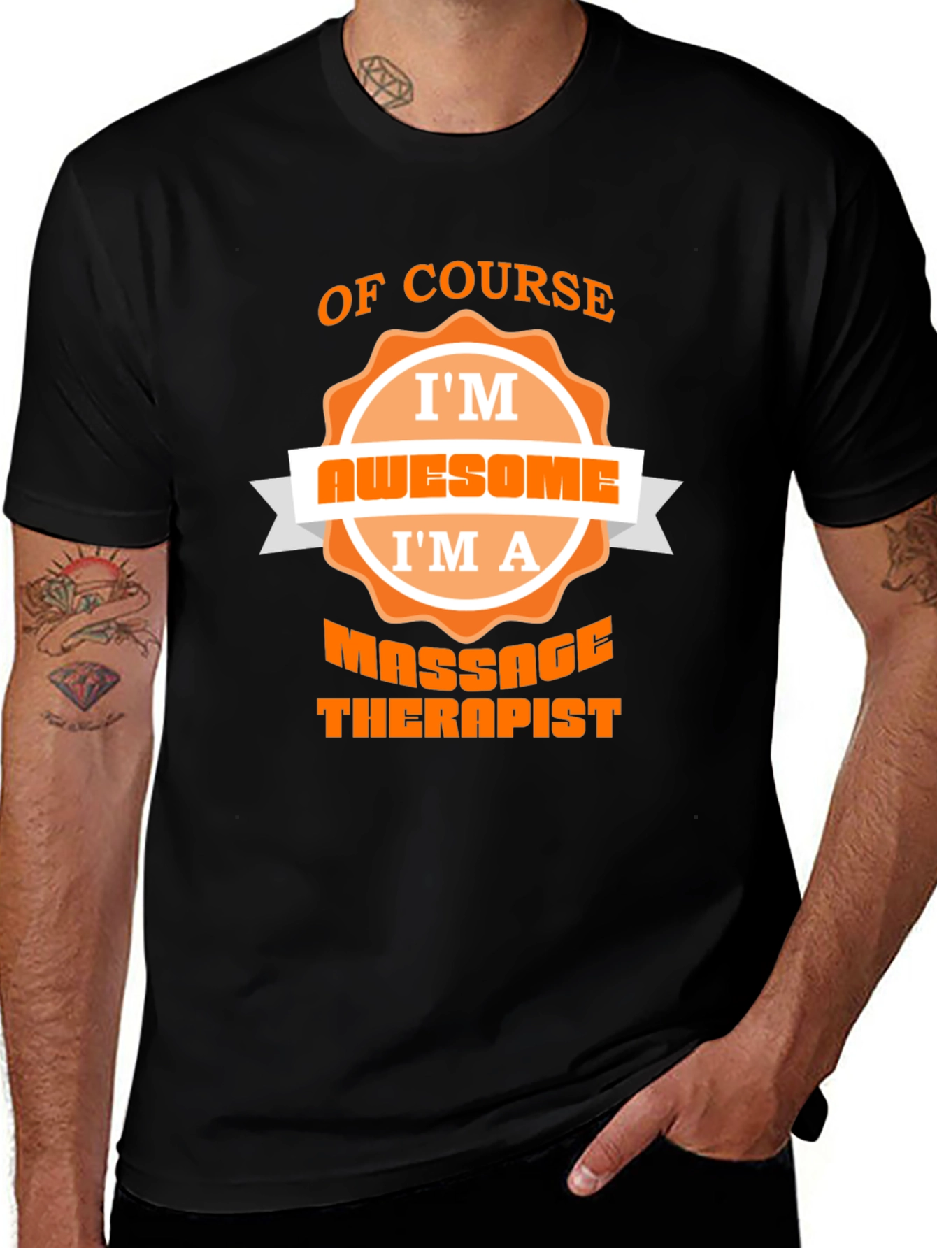 Variant 18 of Massage Therapist Awesome Graphic Tee
