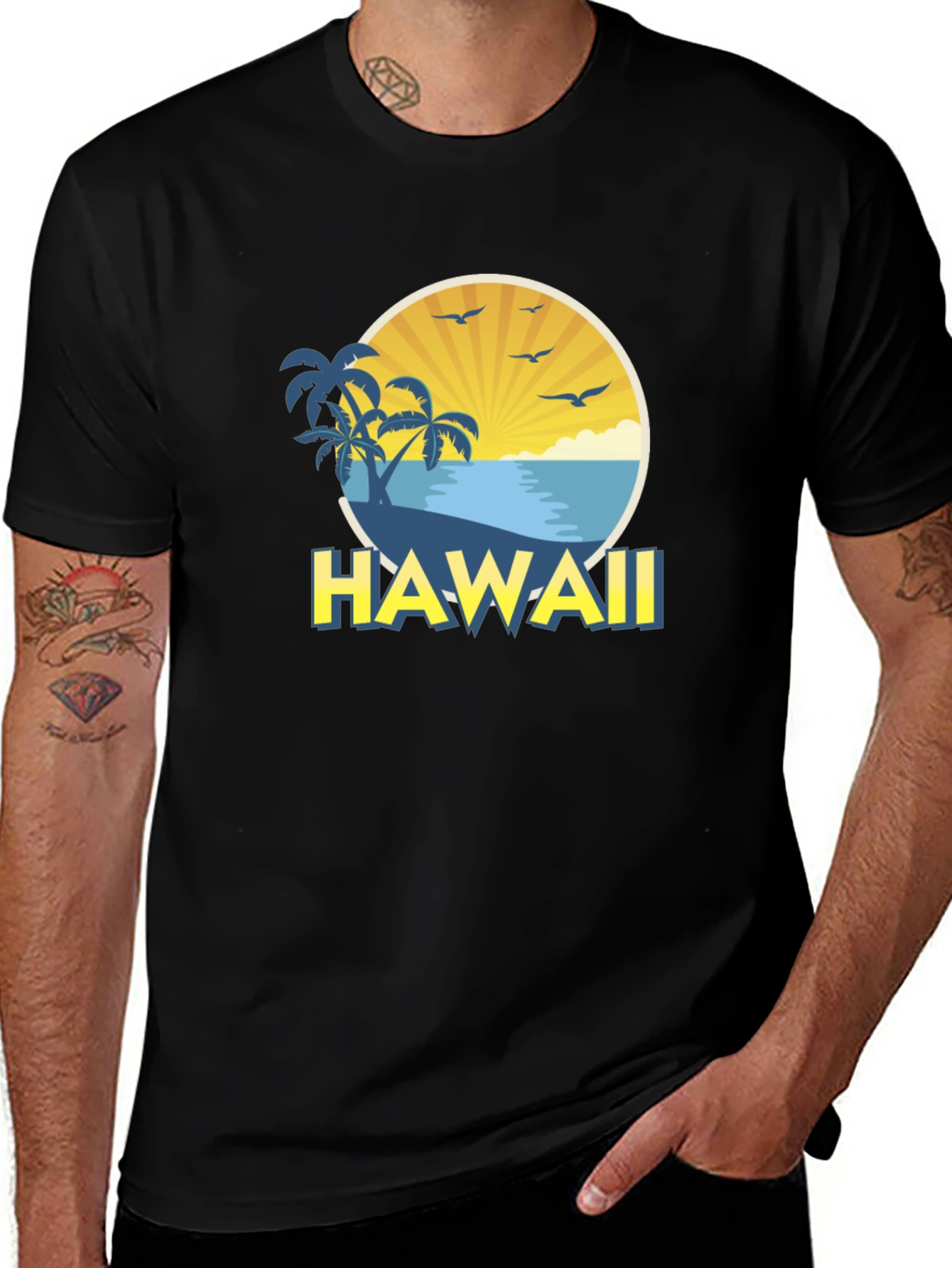 Hawaii Scenic Graphic T-Shirt