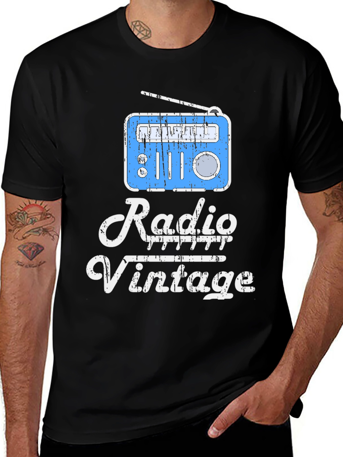 Variant 14 of Vintage Radio T-Shirt - Retro Style