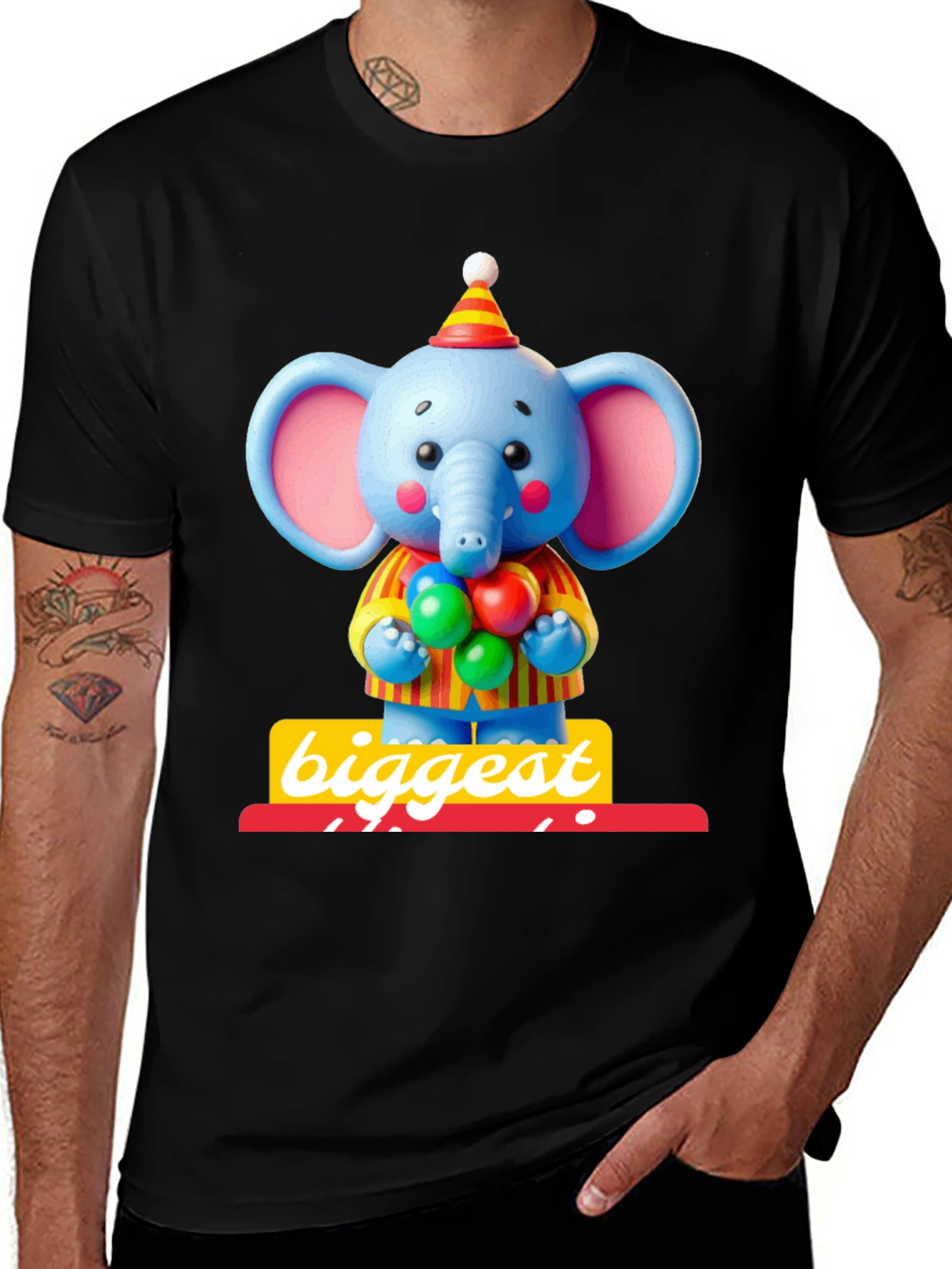 Variant 10 of Cute Elephant Biggest Show On Earth T-Shirt