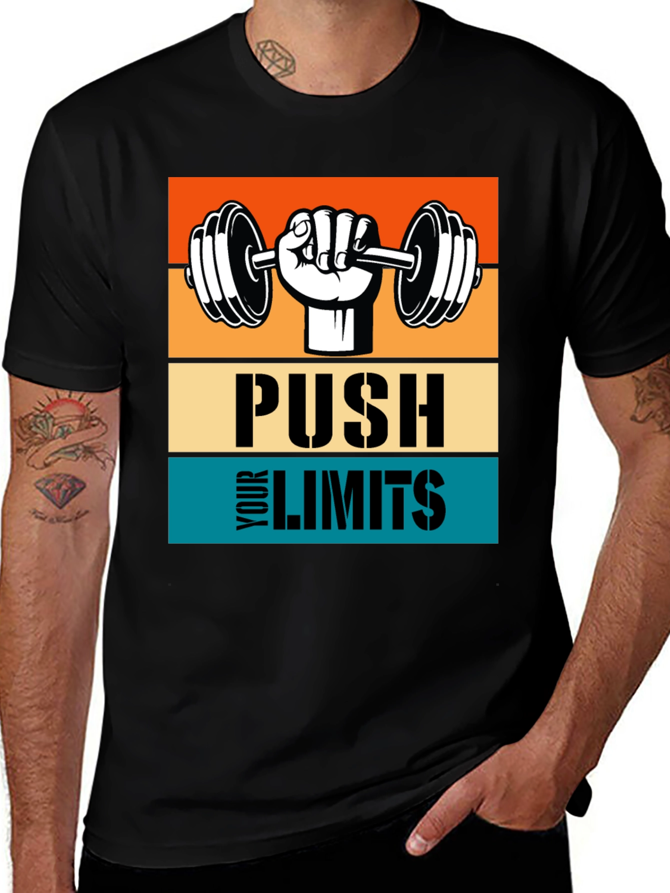 Variant 16 of Push Your Limits Graphic Tee