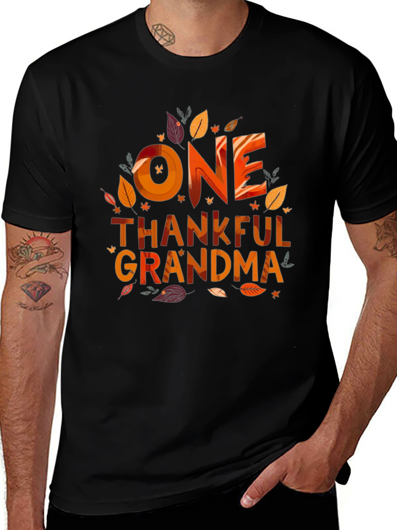 One Thankful Grandma Thanksgiving T-Shirt