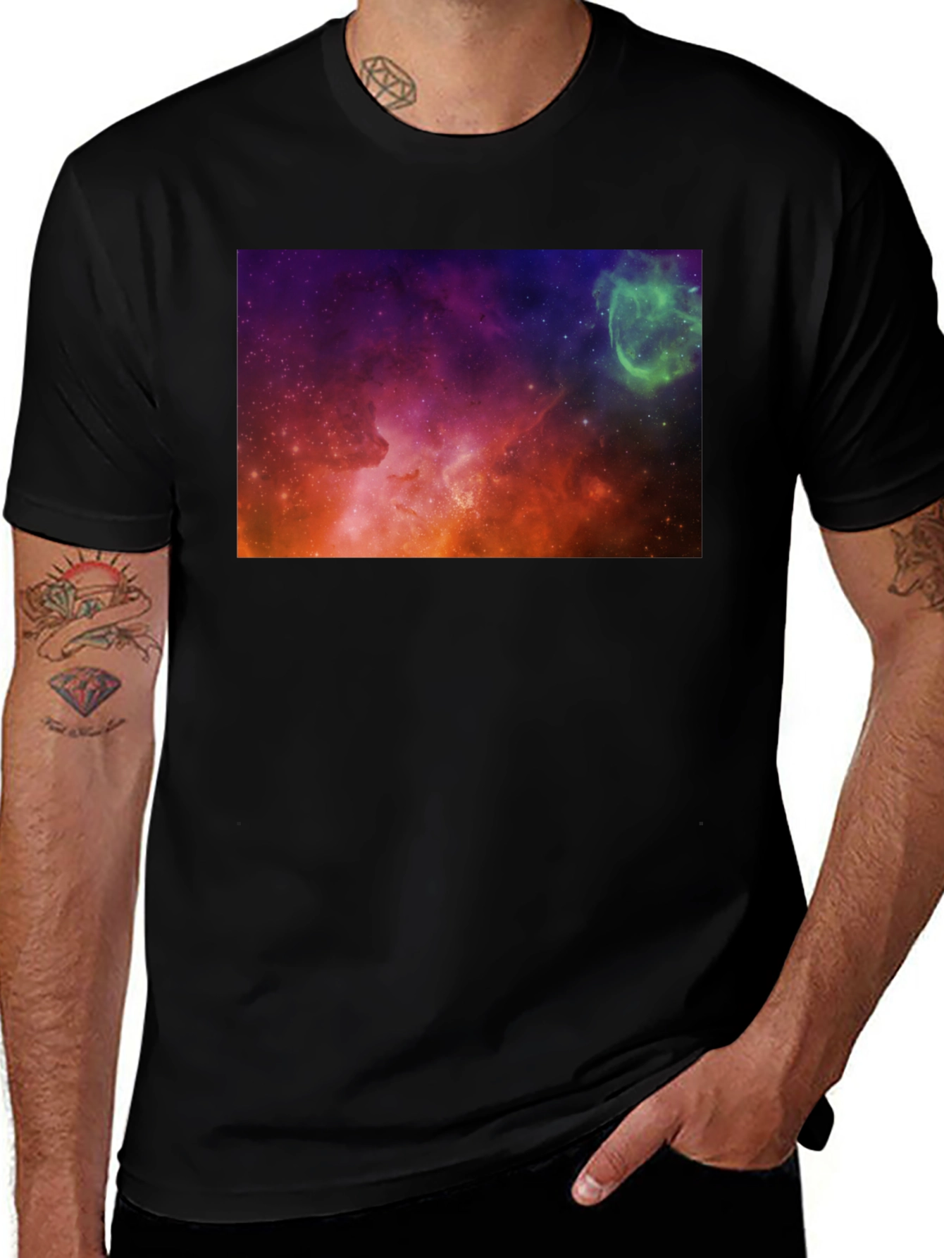 Variant 17 of Nebula Space Graphic T-Shirt