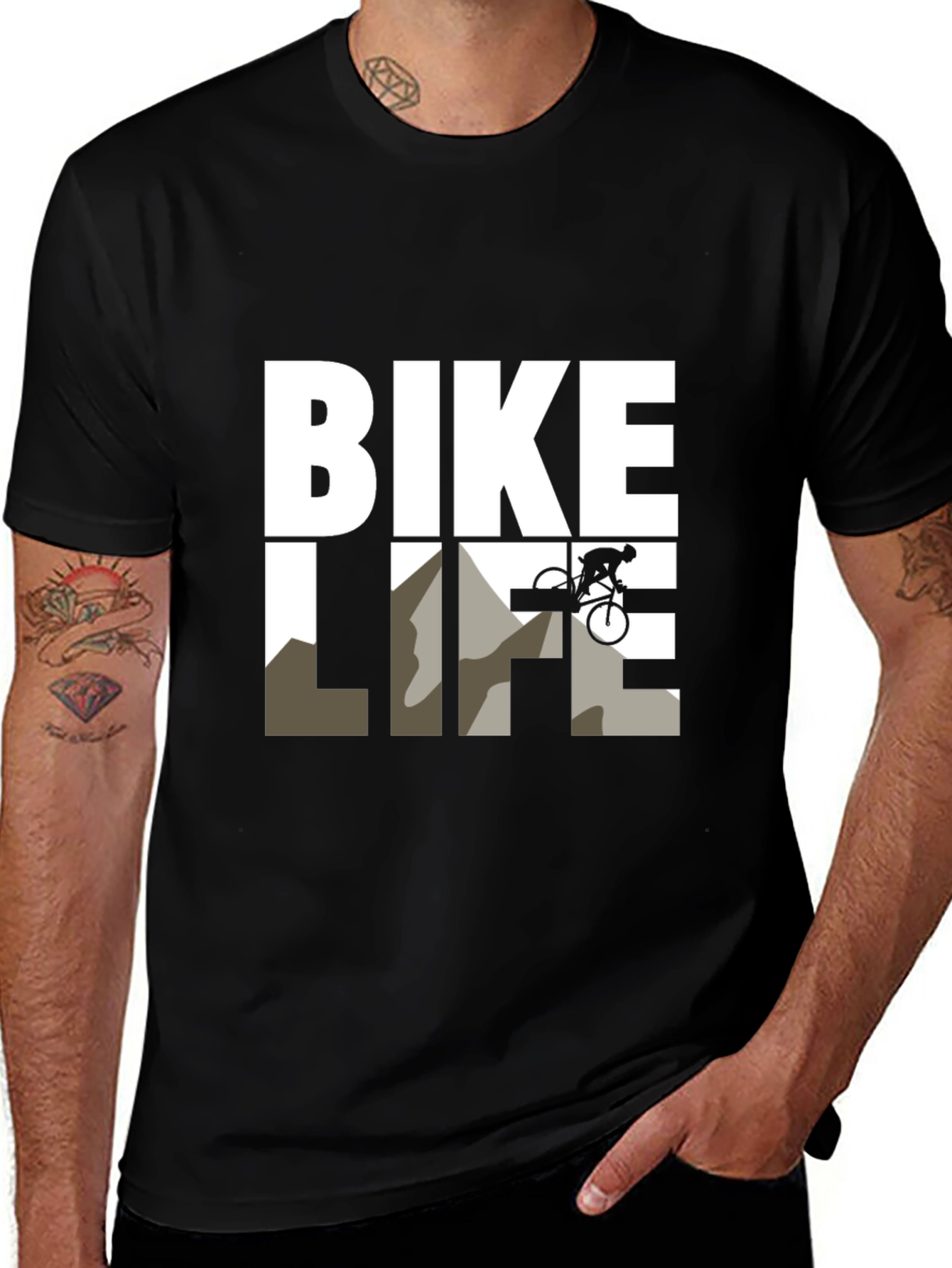 Bike Life Graphic T-Shirt - Ride On!
