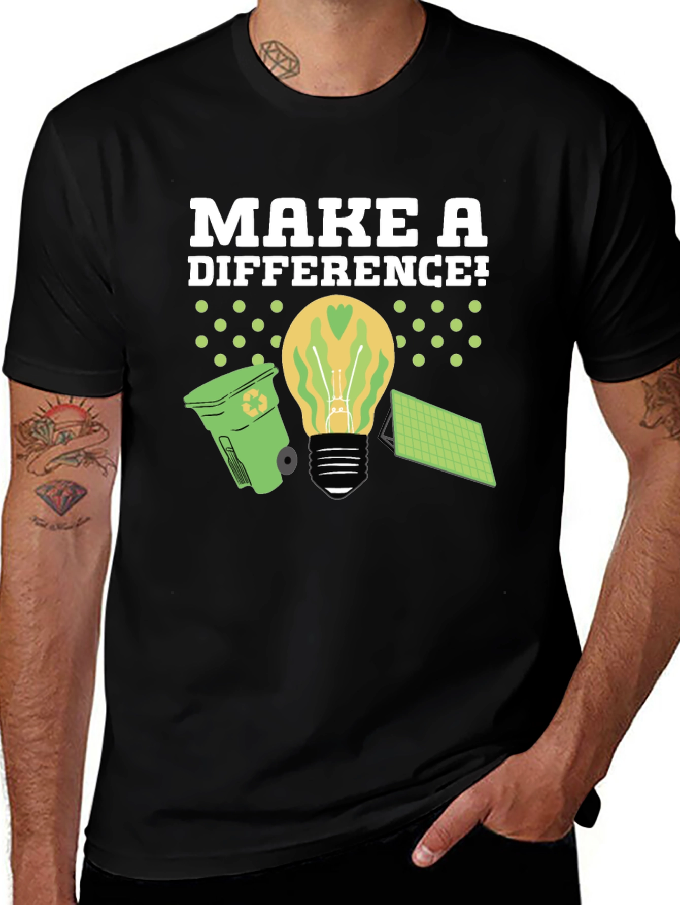 Variant 29 of Eco-Friendly Make a Difference T-Shirt