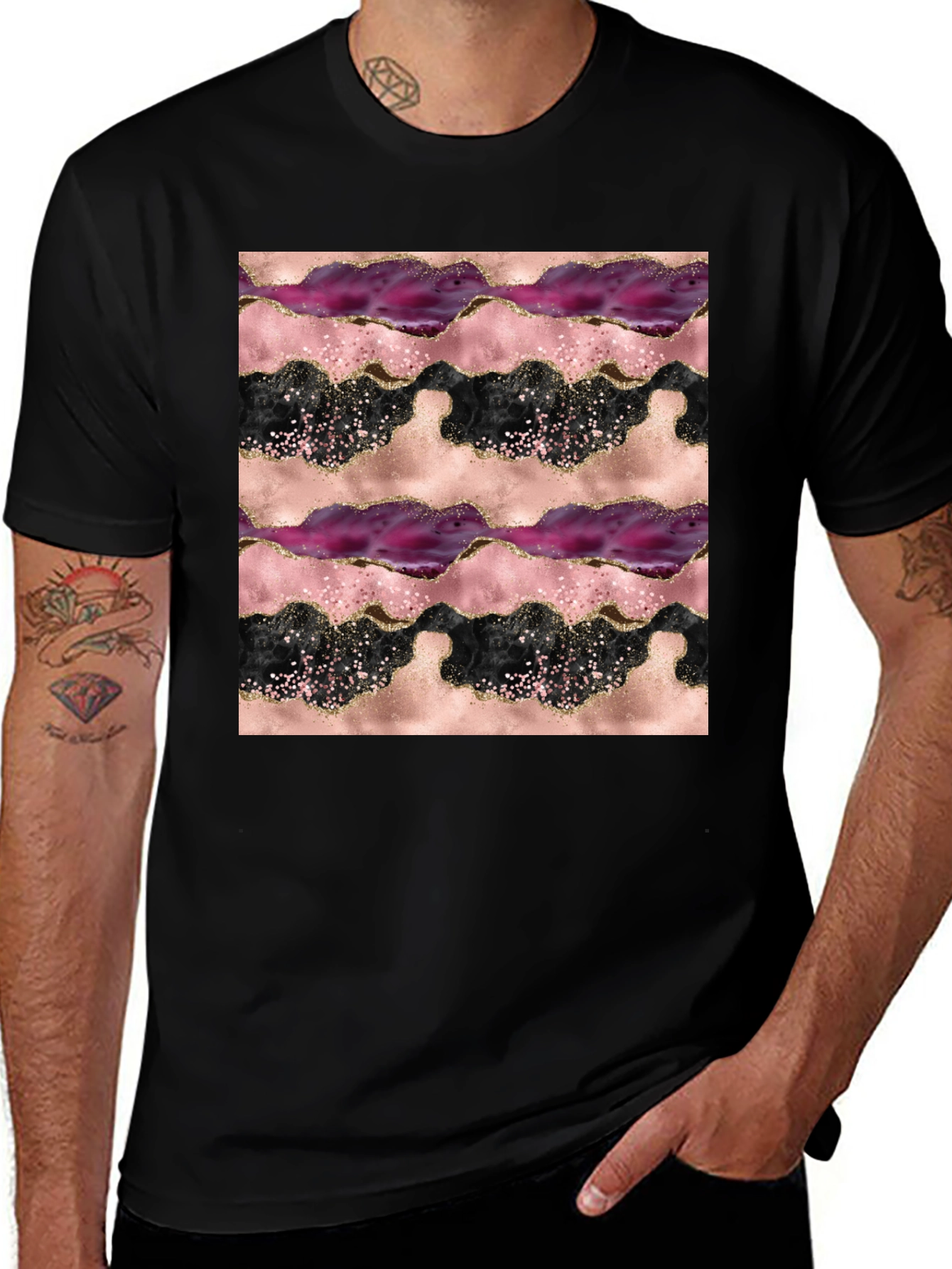 Variant 7 of Abstract Geode T-Shirt