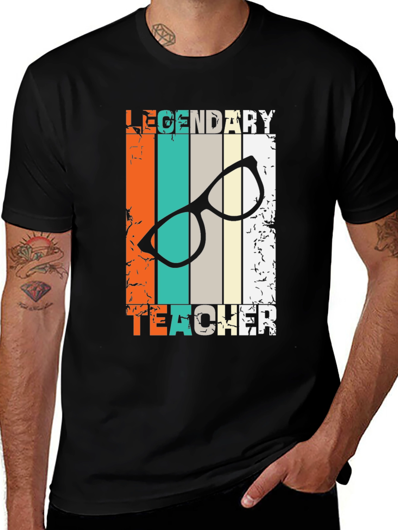 Variant 3 of Legendary Teacher Retro T-Shirt