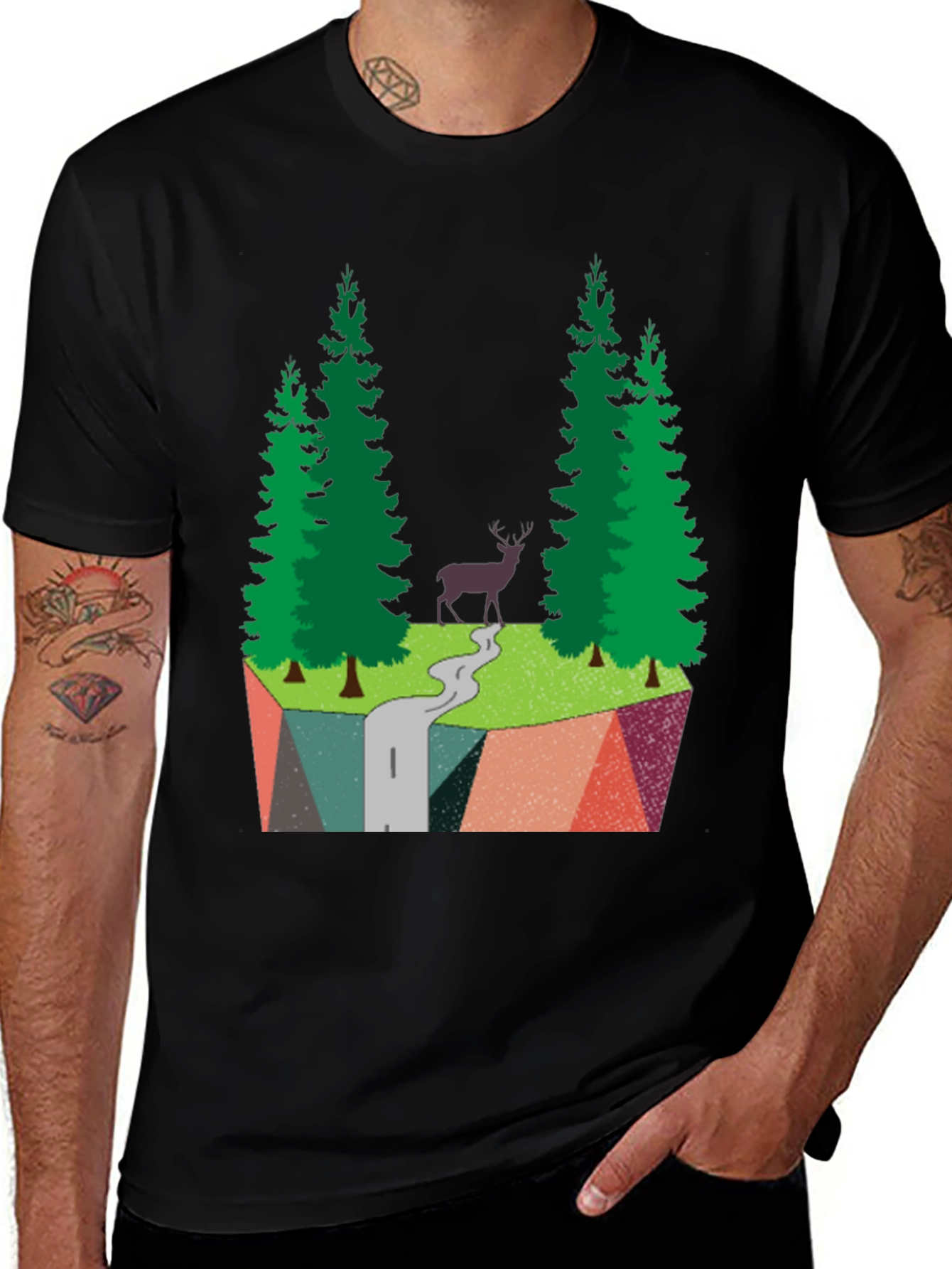 Variant 2 of Nature Scene Graphic Tee
