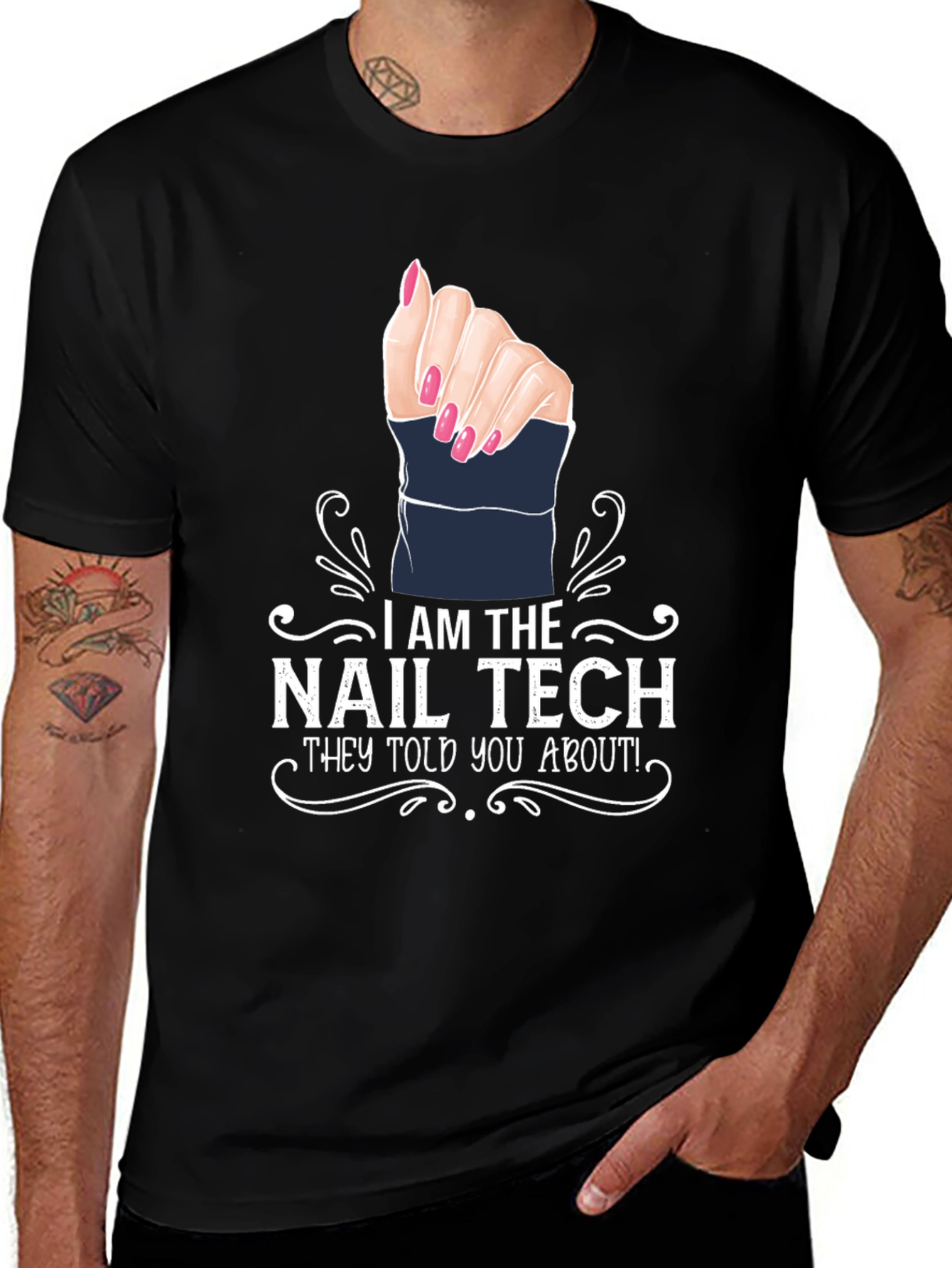 Variant 10 of I AM THE NAIL TECH T-Shirt - Unisex