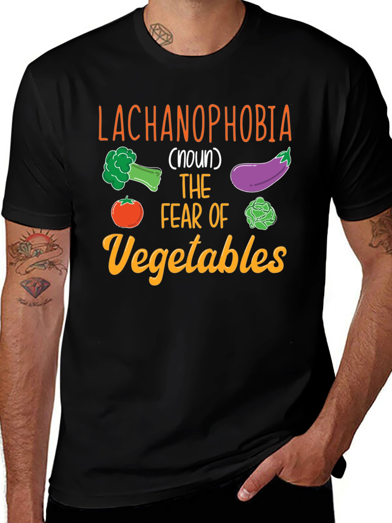Variant 16 of Lachanophobia Vegetable Fear T-Shirt