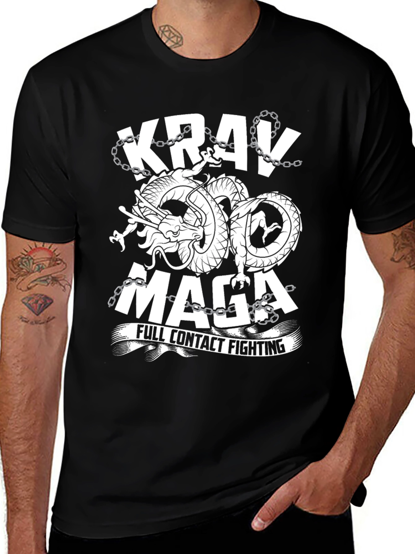 Krav Maga Dragon T-Shirt - Full Contact Fighting Tee