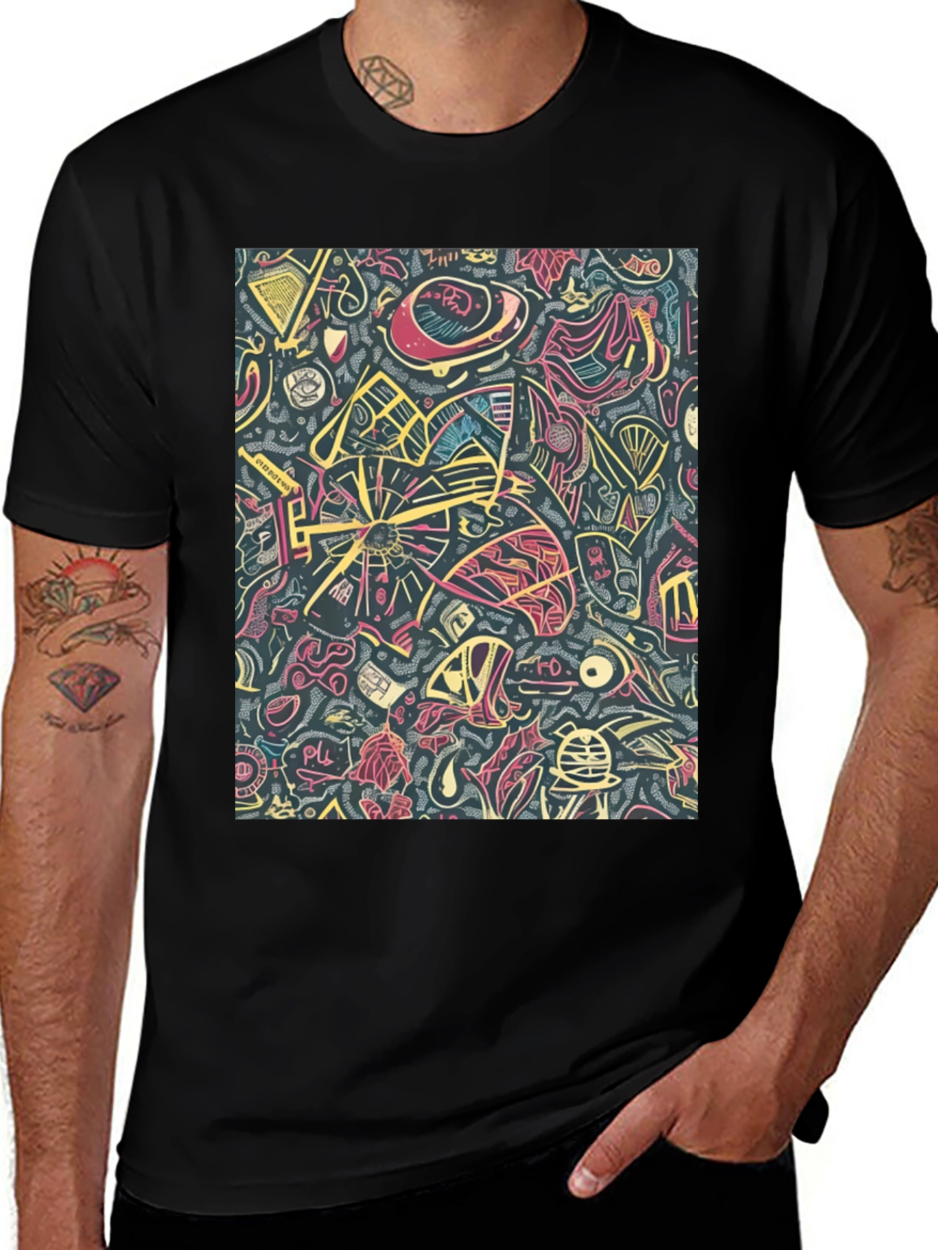 Variant 9 of Abstract Pattern Tee