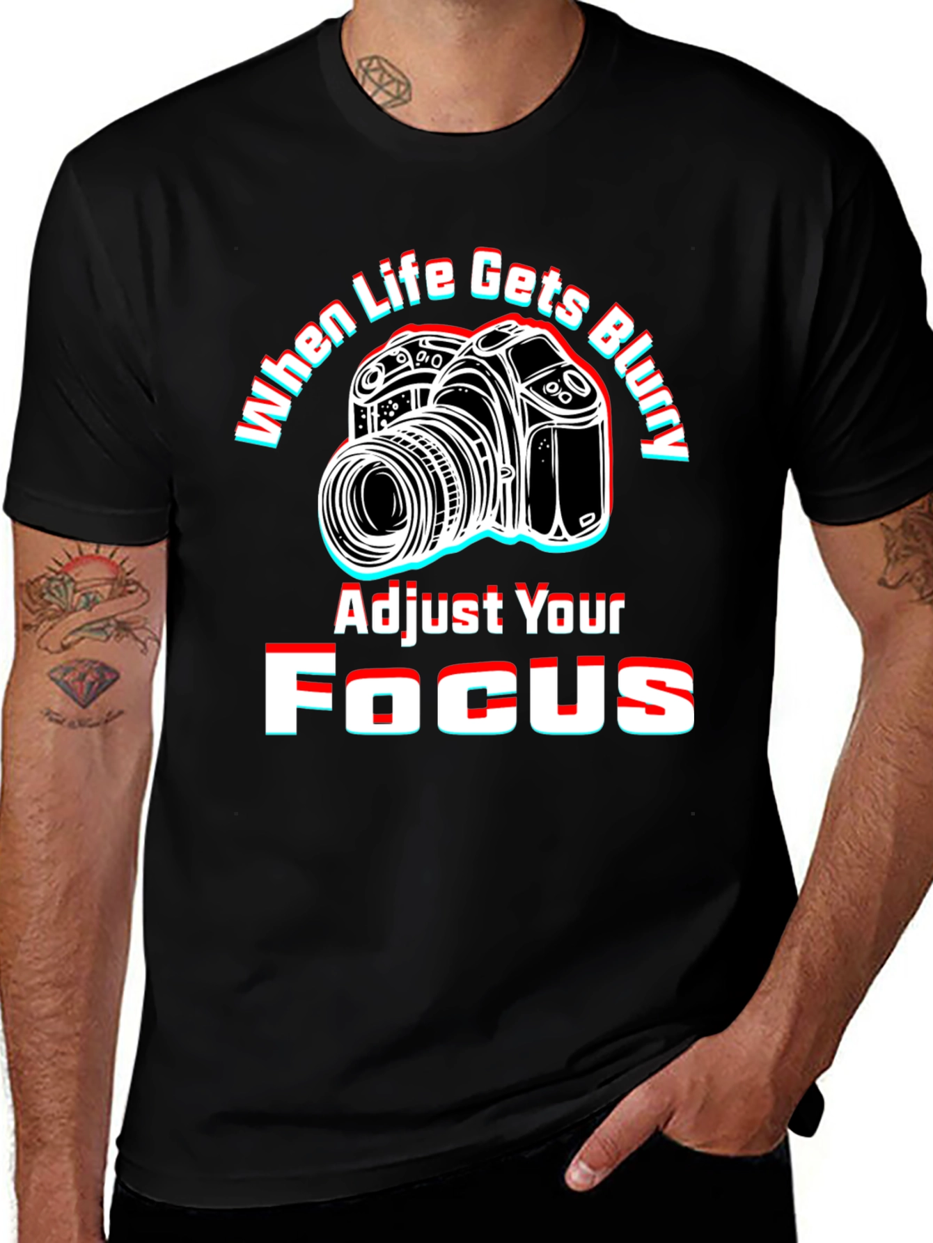 Variant 4 of Adjust Your Focus Camera T-Shirt