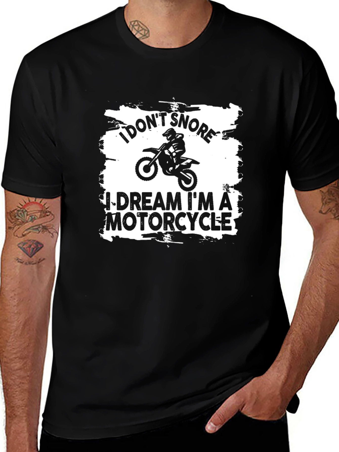 Variant 9 of Motorcycle Dreamer Black T-Shirt