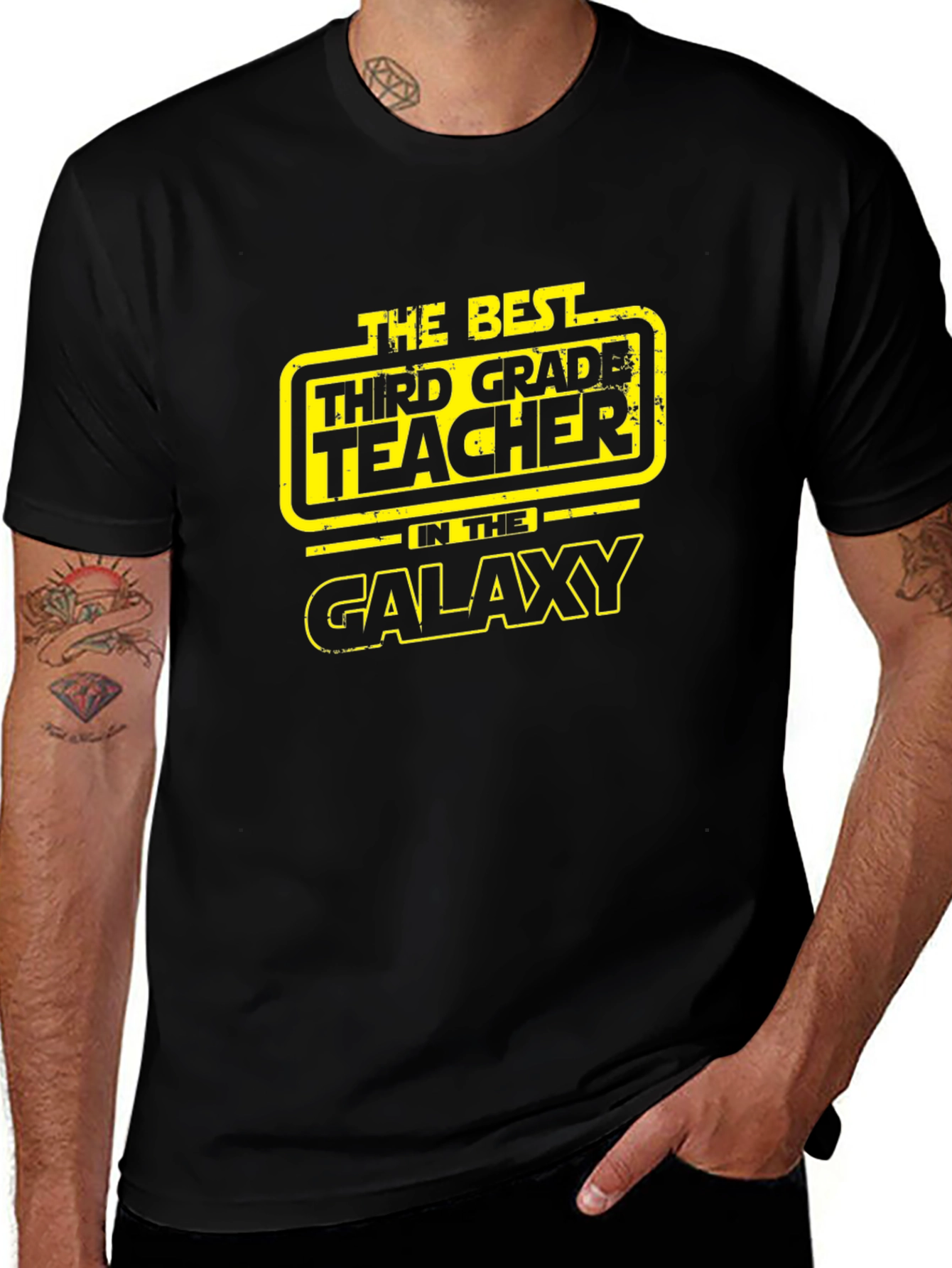 Variant 2 of Best Third Grade Teacher in the Galaxy T-Shirt