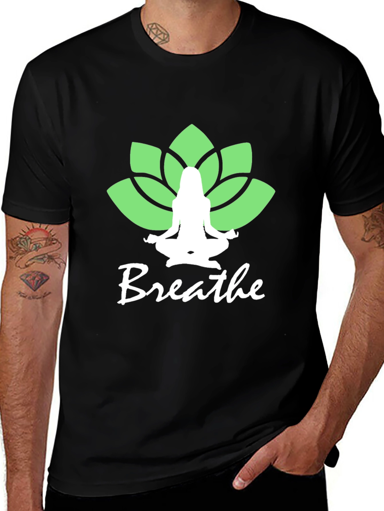 Variant 28 of Breathe Yoga T-Shirt - Men's Relaxed Fit