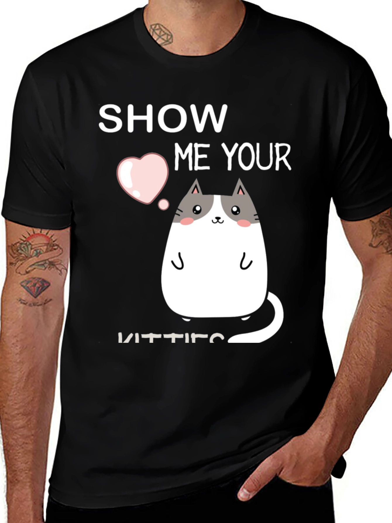 Variant 17 of Show Me Your Kitties Funny Cat T-Shirt