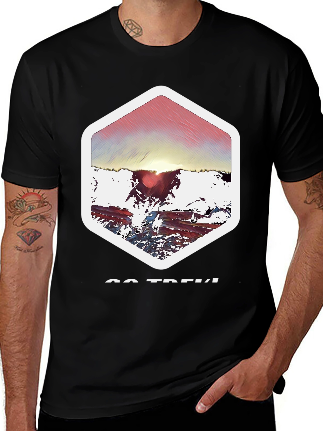 Variant 28 of Go Trek! Graphic T-Shirt - Adventure Ready