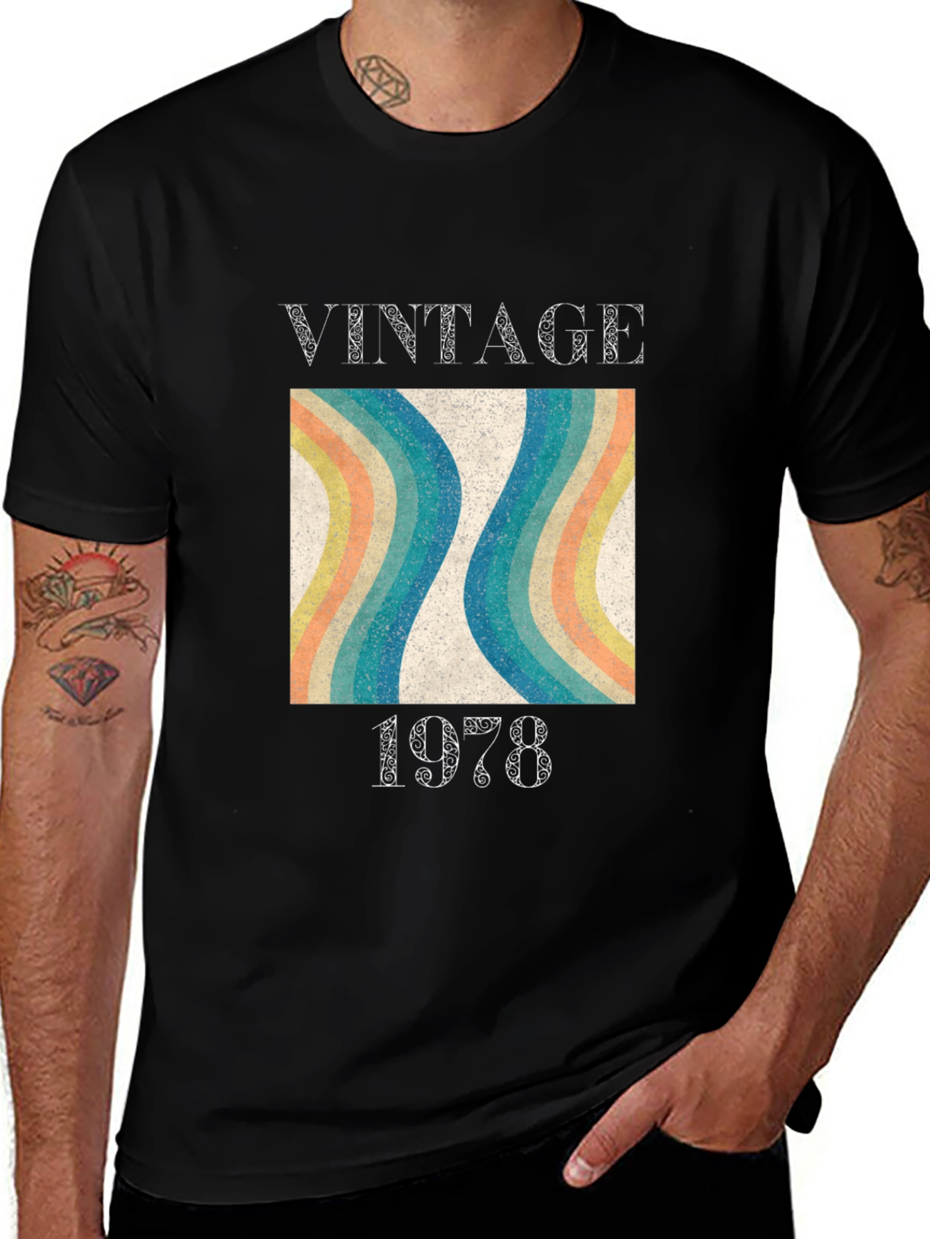 Variant 18 of Vintage 1978 Graphic Tee - Retro Style