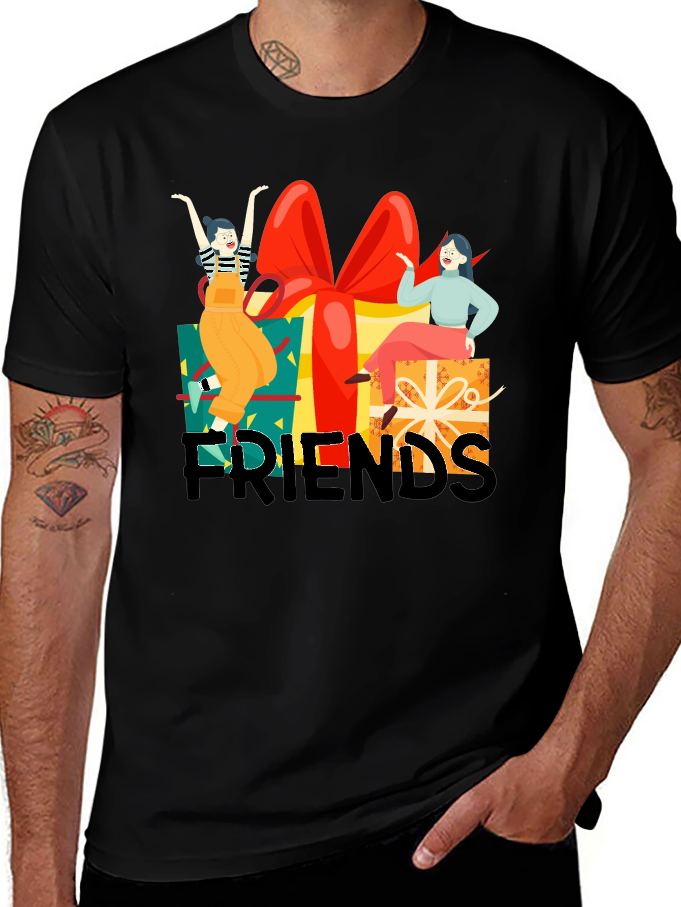 Variant 21 of Friends Gift T-Shirt - Fun Friendship Tee
