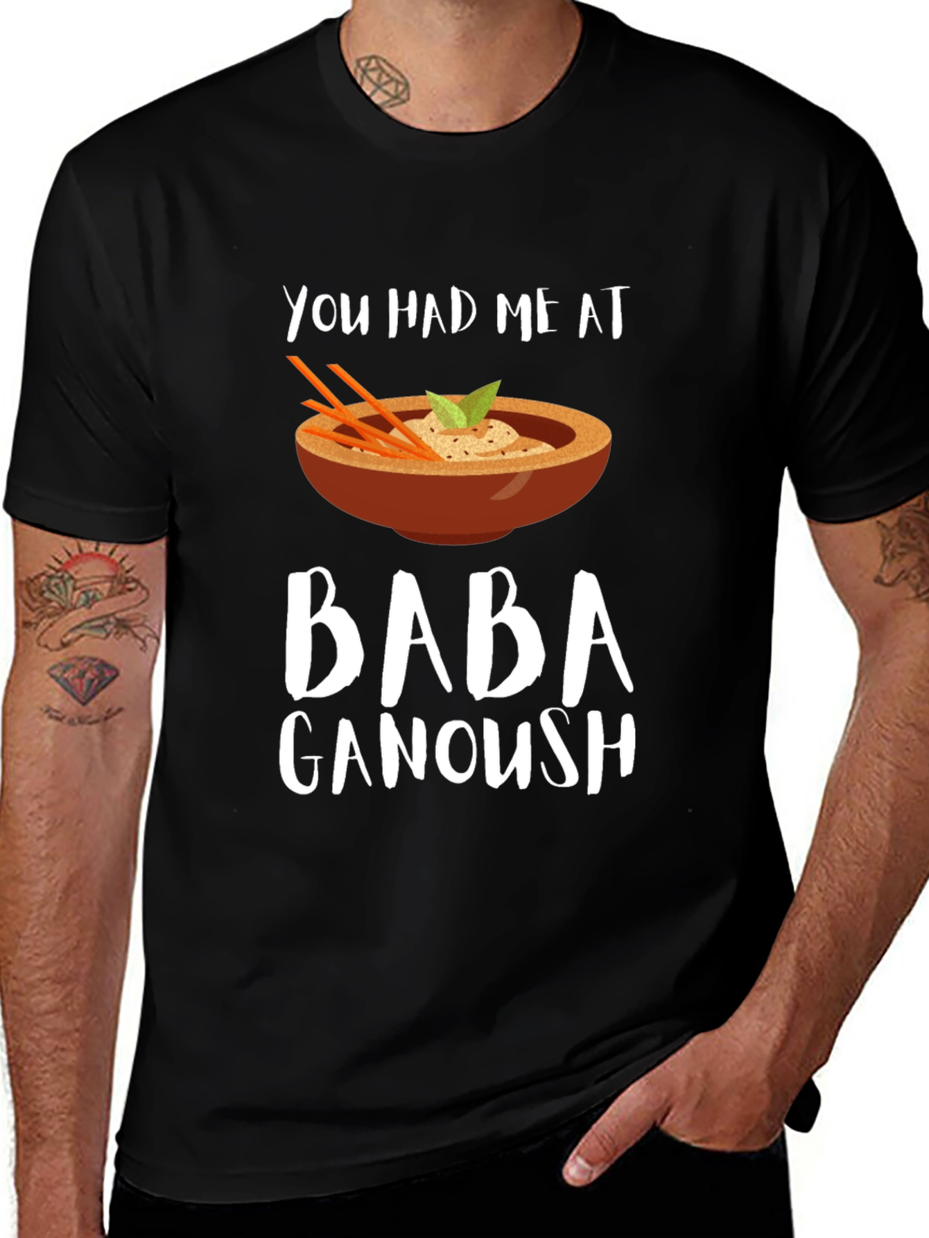 Variant 25 of Baba Ganoush T-Shirt - Foodie Humor