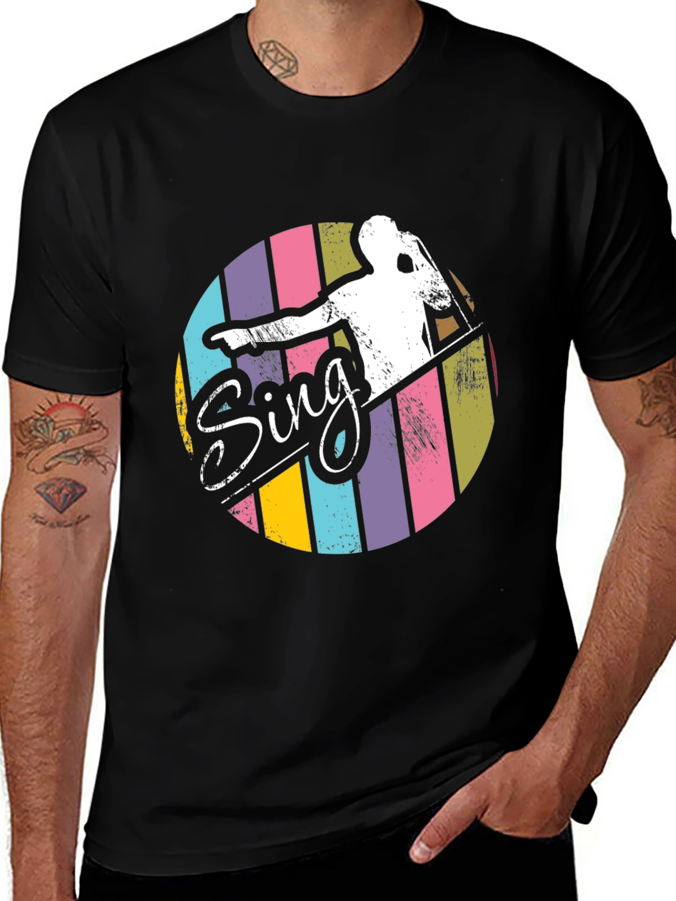 Retro Sing T-Shirt - Vintage Singer Tee