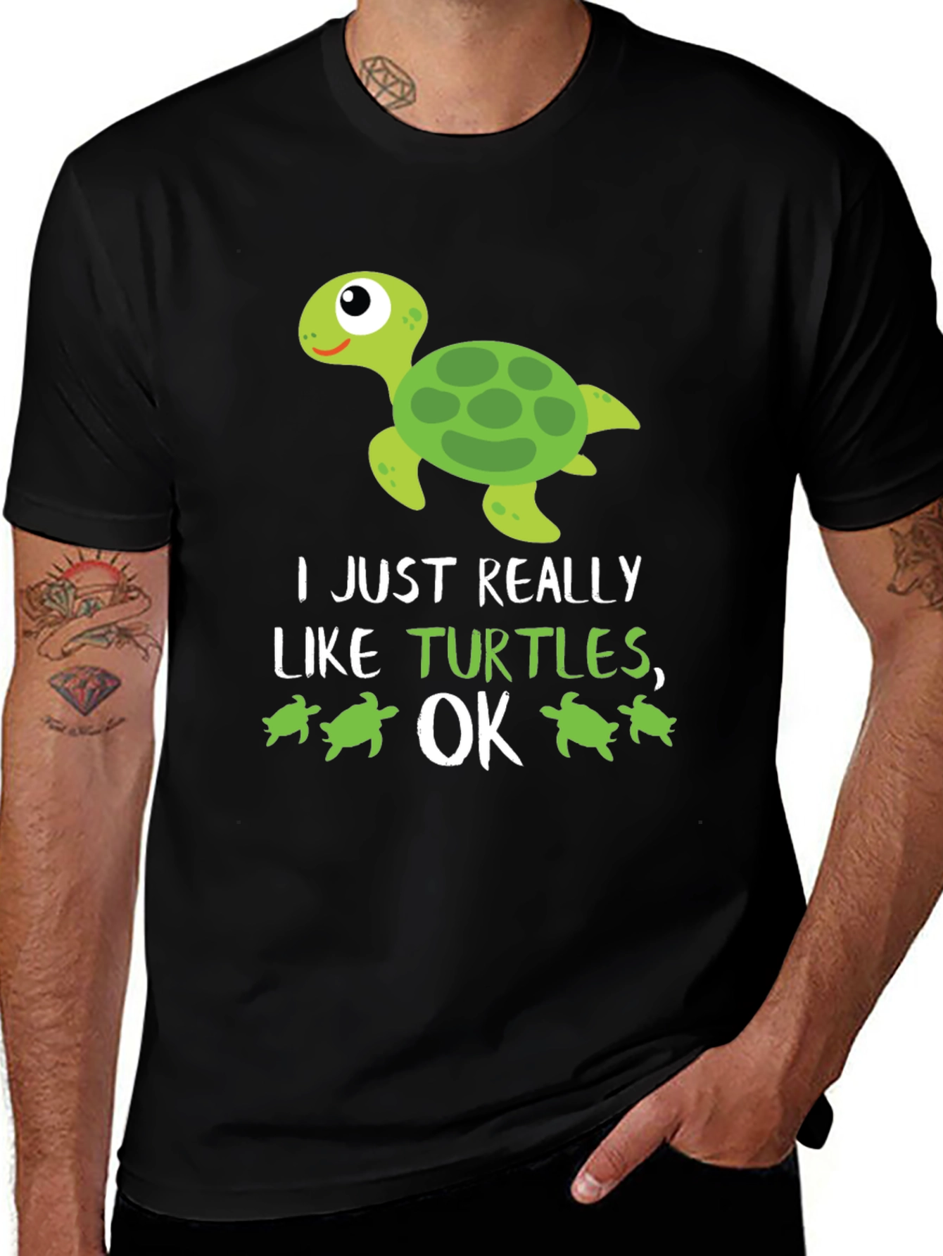 Variant 29 of Funny Turtle Lover Graphic T-Shirt