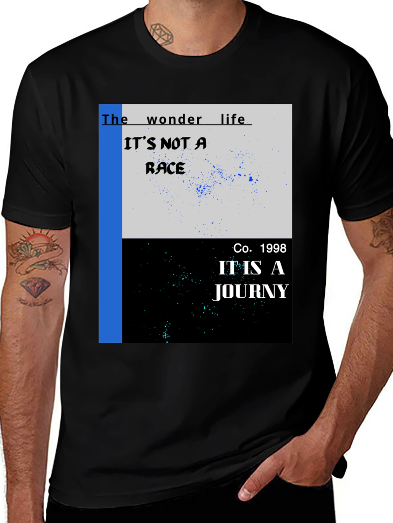 Variant 29 of Wonder Life T-Shirt: It's Not a Race, It's a Journey