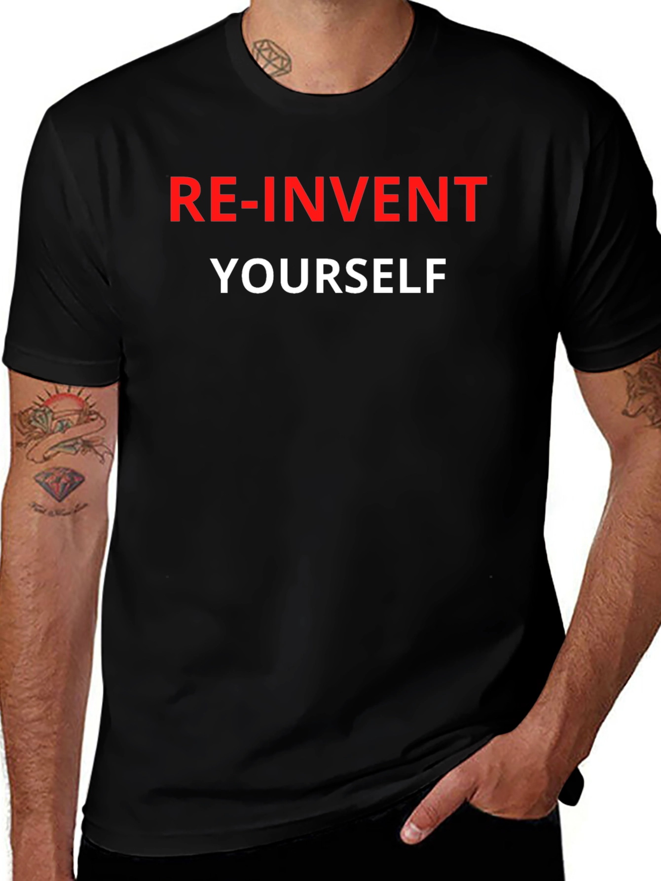 Variant 22 of Re-Invent Yourself Graphic Tee