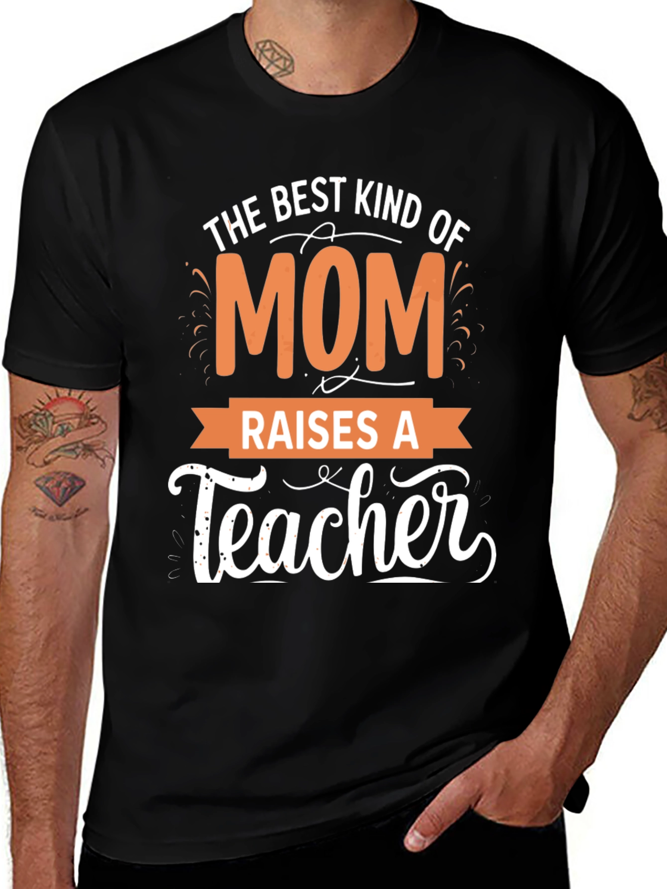 Variant 8 of Best Mom Raises a Teacher T-Shirt