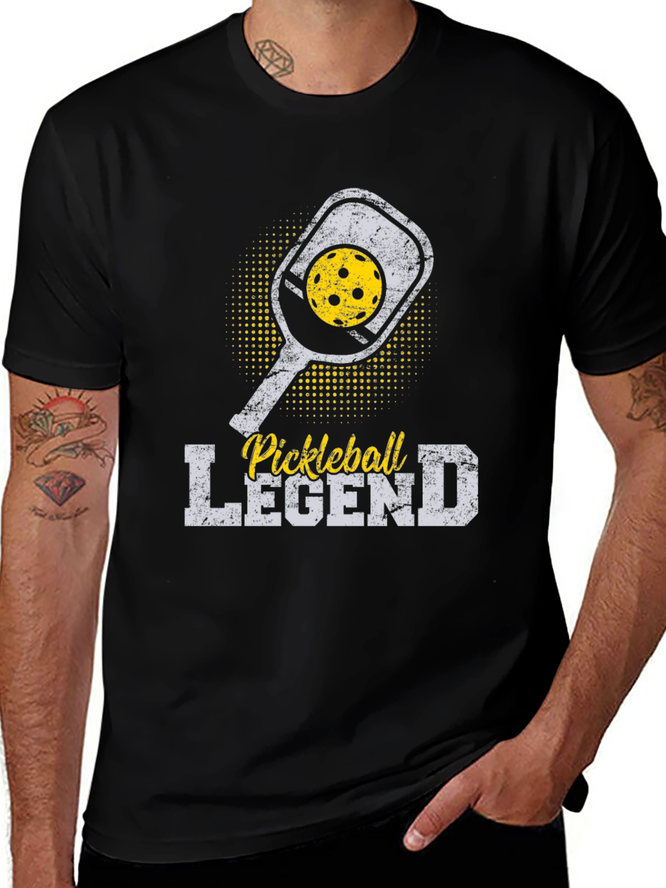 Variant 27 of Pickleball Legend T-Shirt: Stylish Sports Apparel