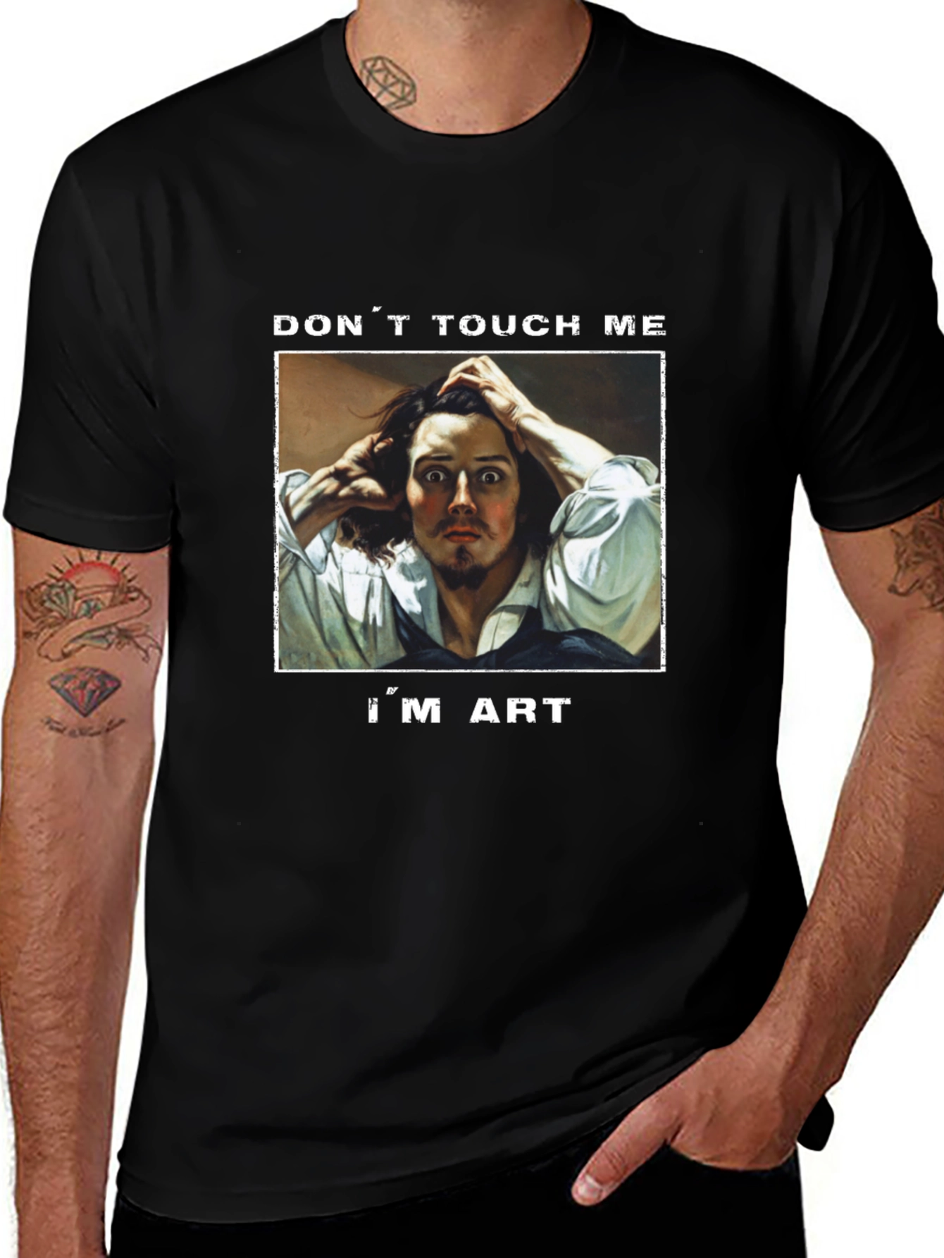 Variant 2 of Don't Touch Me I'm Art T-Shirt