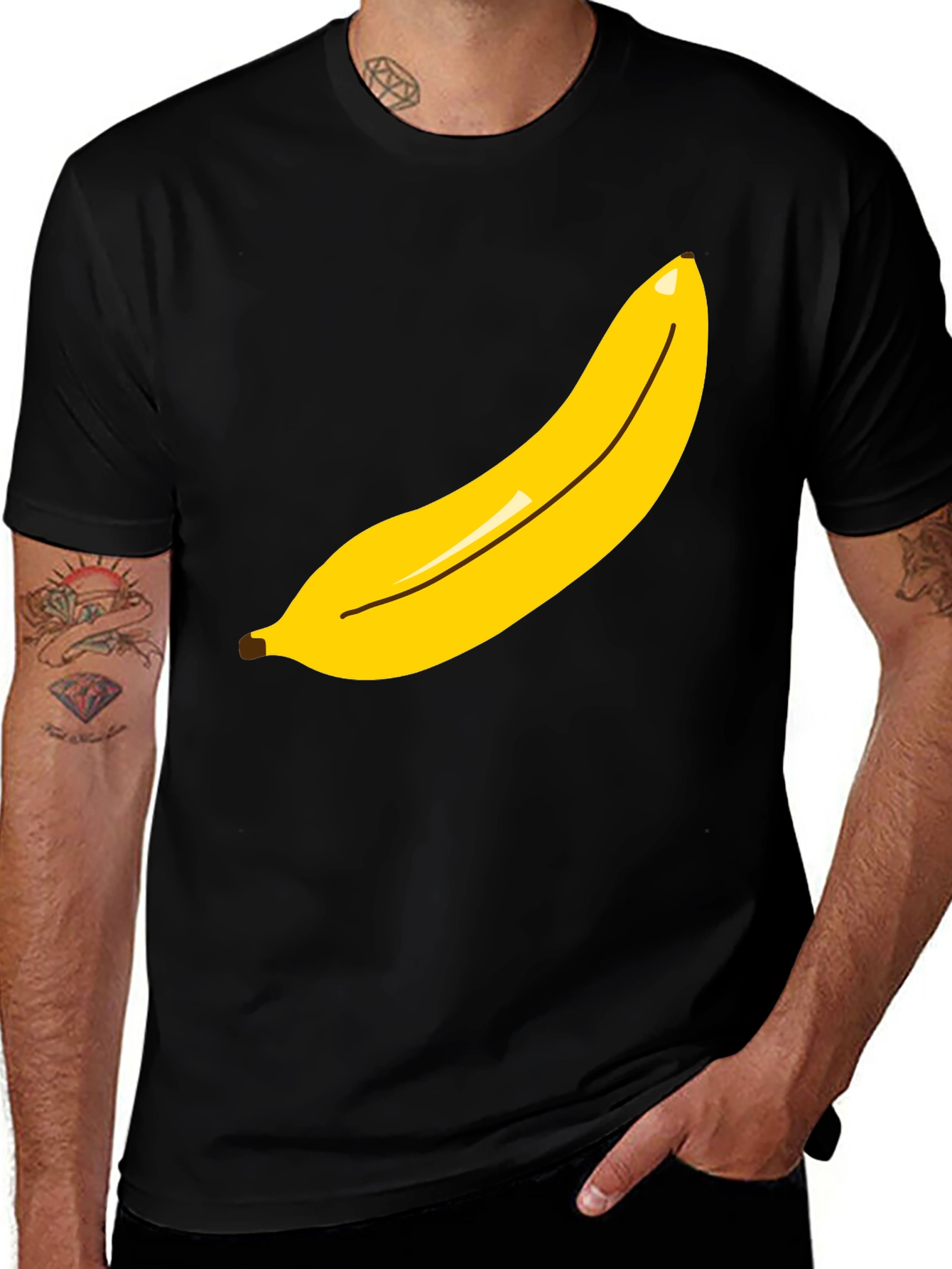 Variant 11 of Banana Graphic T-Shirt - Fun & Unique Men's Tee