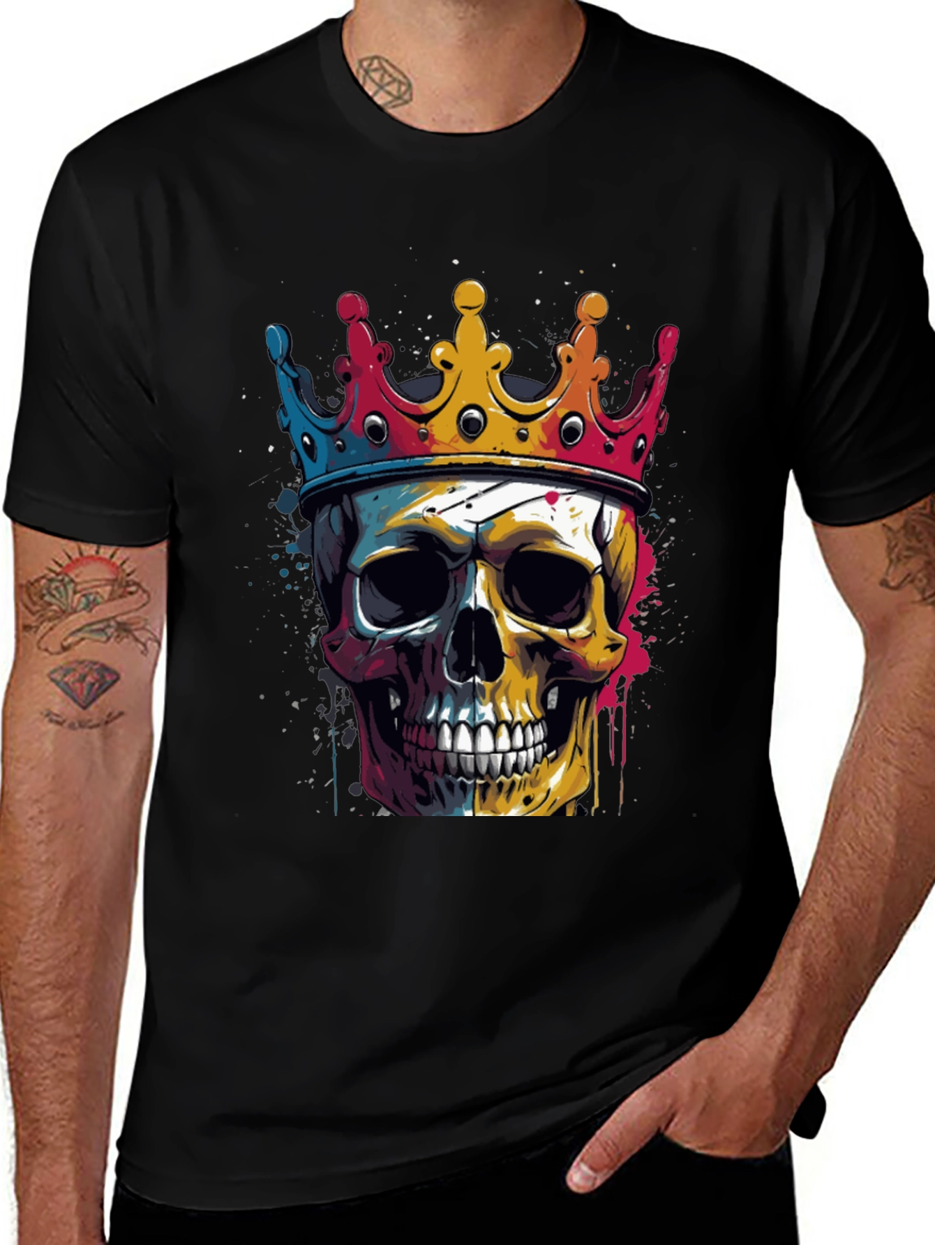 Variant 18 of Skull King Graphic Tee - Unique Design