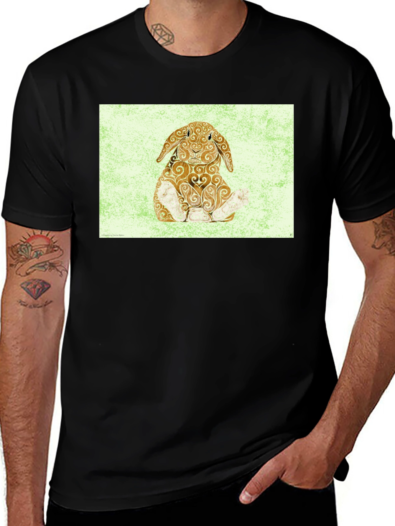 Variant 19 of Bunny T-Shirt: Adorable Rabbit Graphic Tee