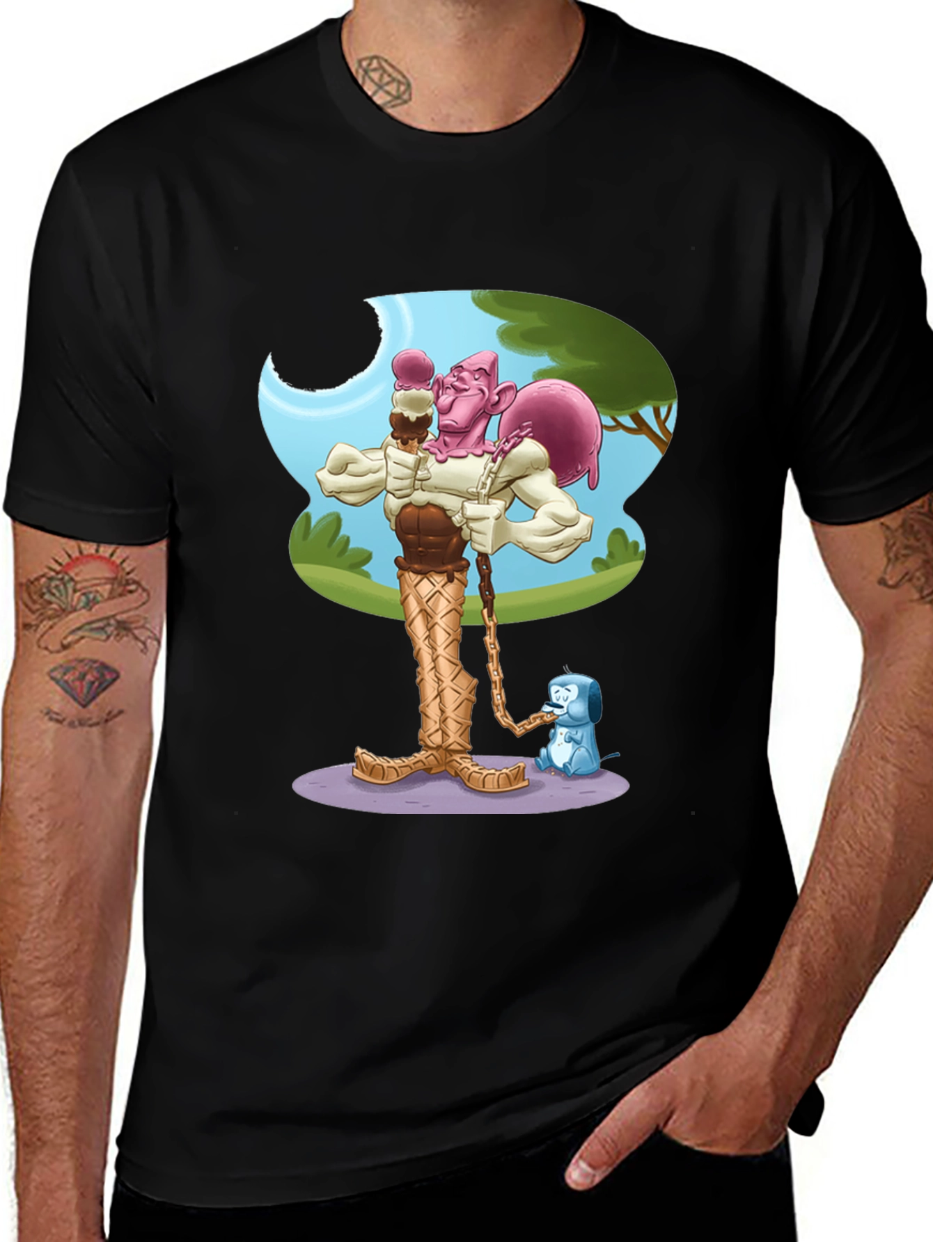 Variant 7 of Ice Cream Man Graphic Tee
