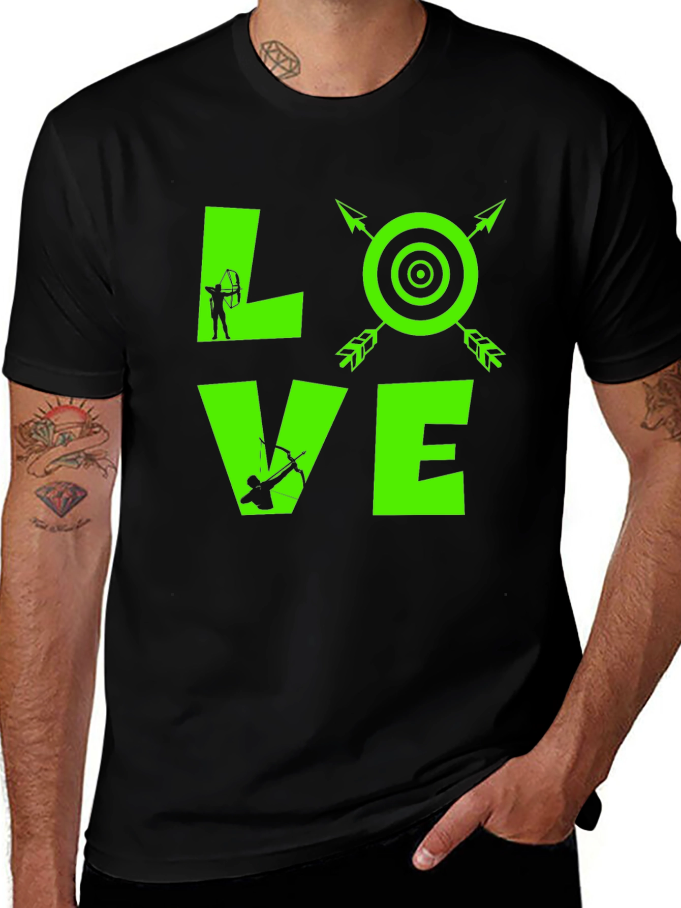 Variant 12 of Archery Love T-Shirt - Archer Tee