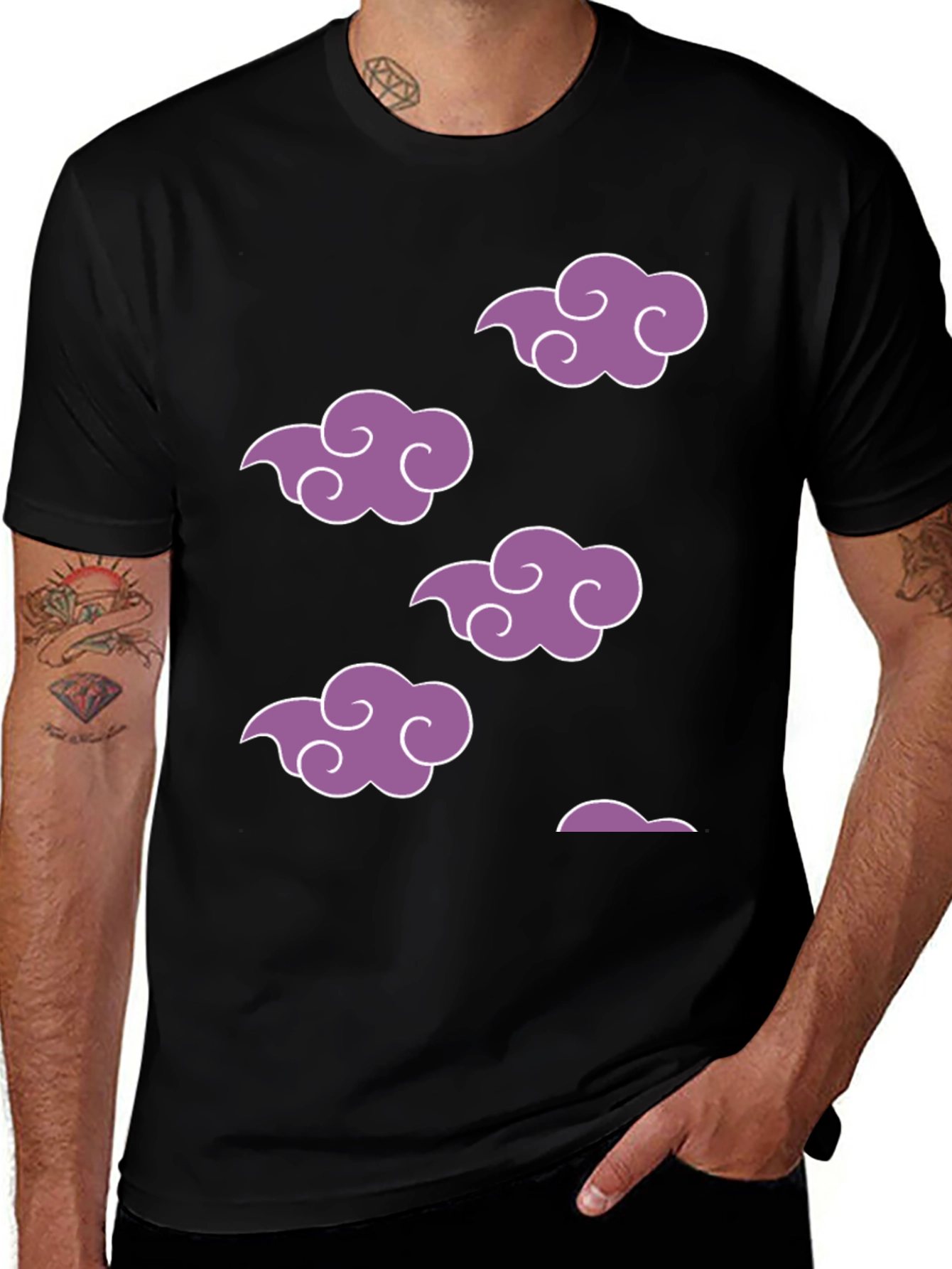 Variant 9 of Akatsuki Cloud T-Shirt - Anime Inspired