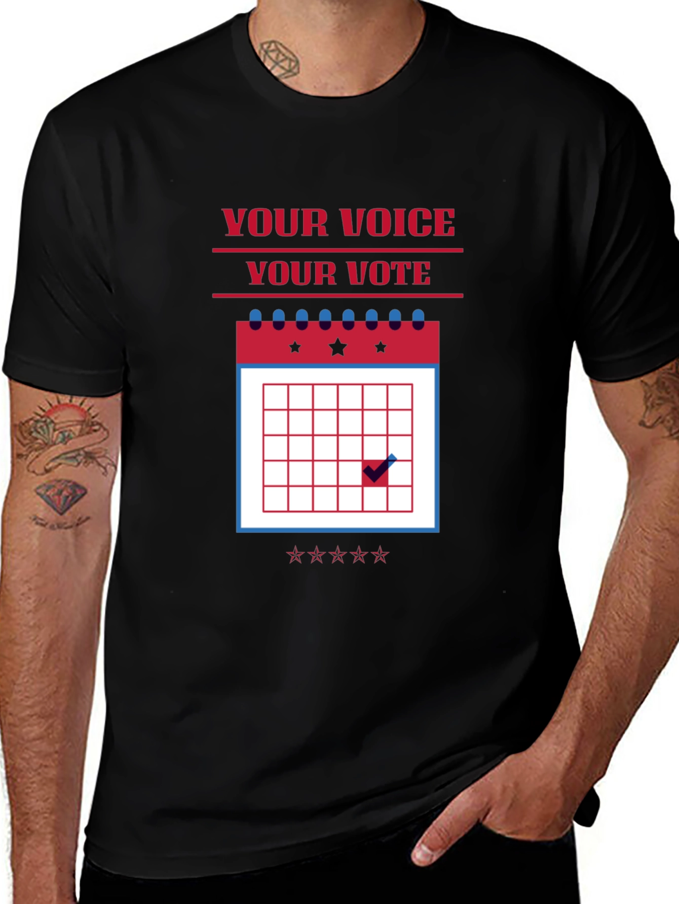 Vote T-Shirt - Your Voice, Your Vote Election Tee