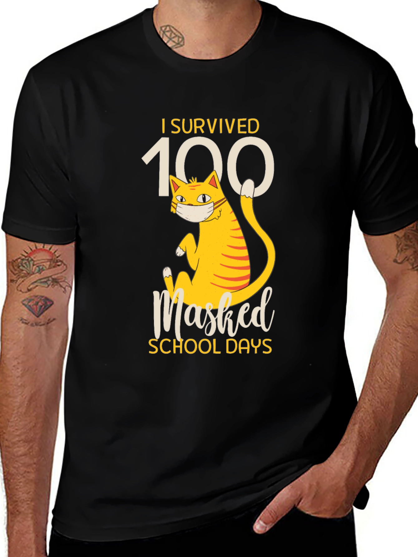 I Survived 100 Masked School Days T-Shirt