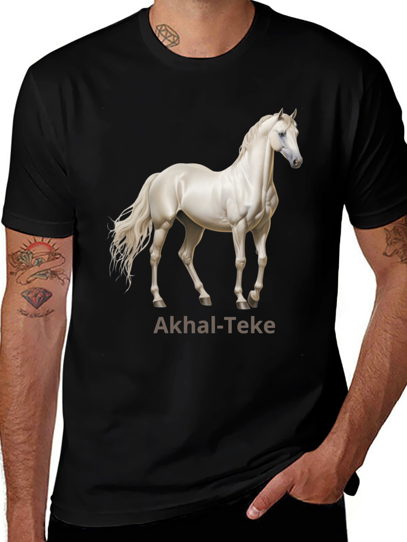 Akhal-Teke Horse Graphic T-Shirt