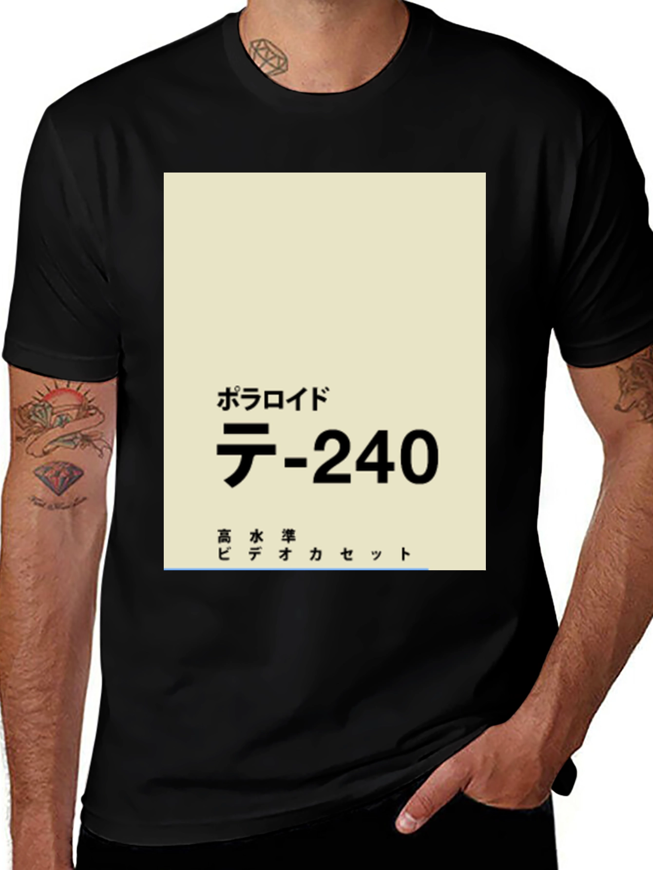 Variant 19 of Retro Polaroid Video Cassette T-Shirt