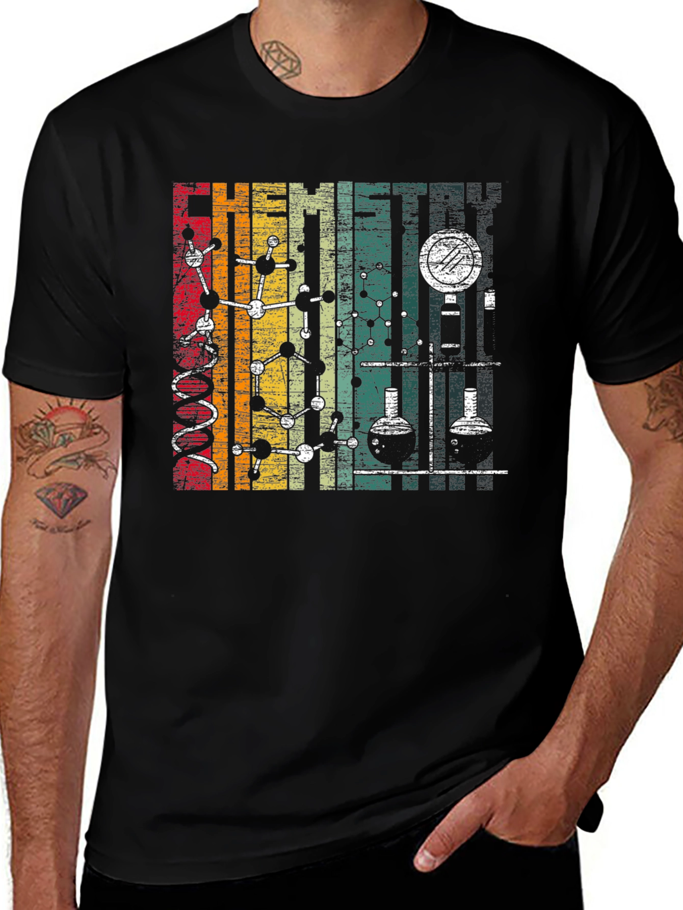 Variant 18 of Chemistry Retro Graphic T-Shirt