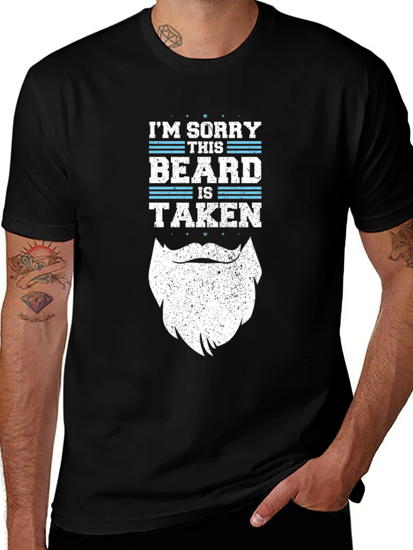 Variant 19 of I'm Sorry This Beard is Taken Funny T-Shirt