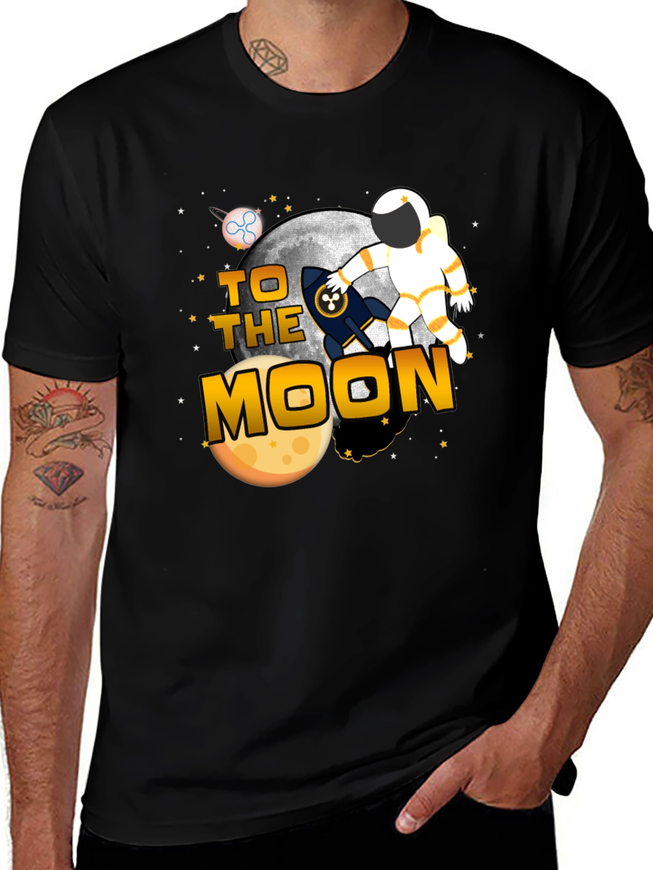 Variant 13 of To the Moon Graphic T-Shirt